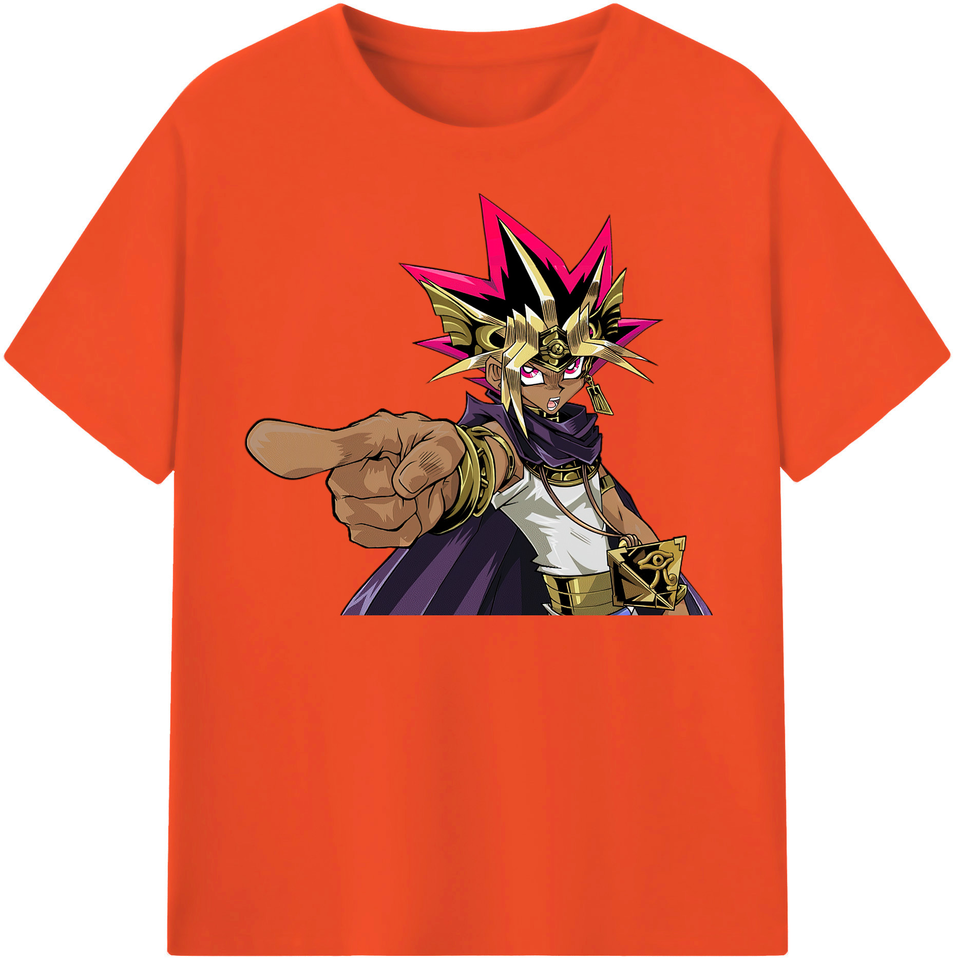（画像用） 遊☆戯☆王 Yu-Gi-Oh! 綿100％半袖Tシャツ（フロントプリント）