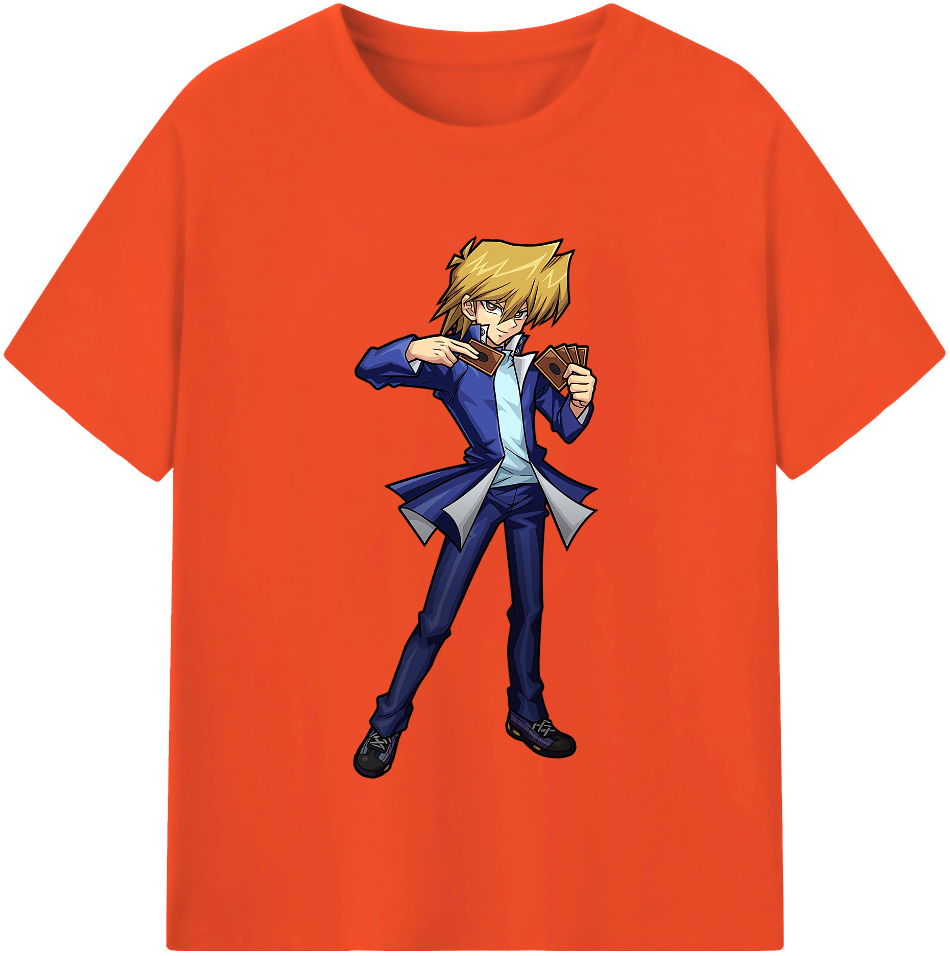 （画像用） 遊☆戯☆王 Yu-Gi-Oh! 綿100％半袖Tシャツ（フロントプリント）