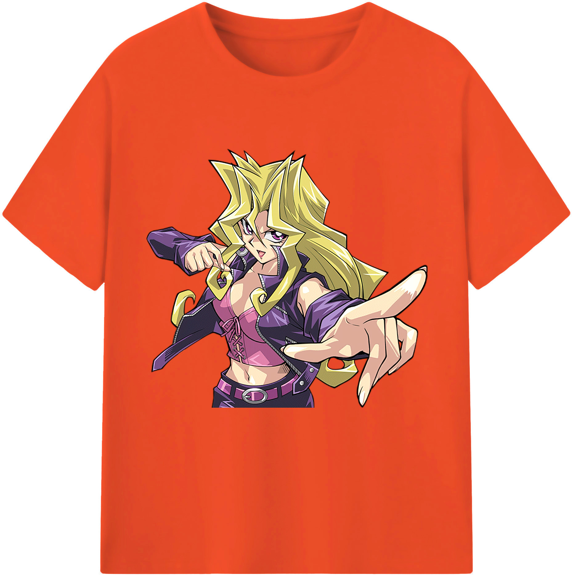 （画像用） 遊☆戯☆王 Yu-Gi-Oh! 綿100％半袖Tシャツ（フロントプリント）