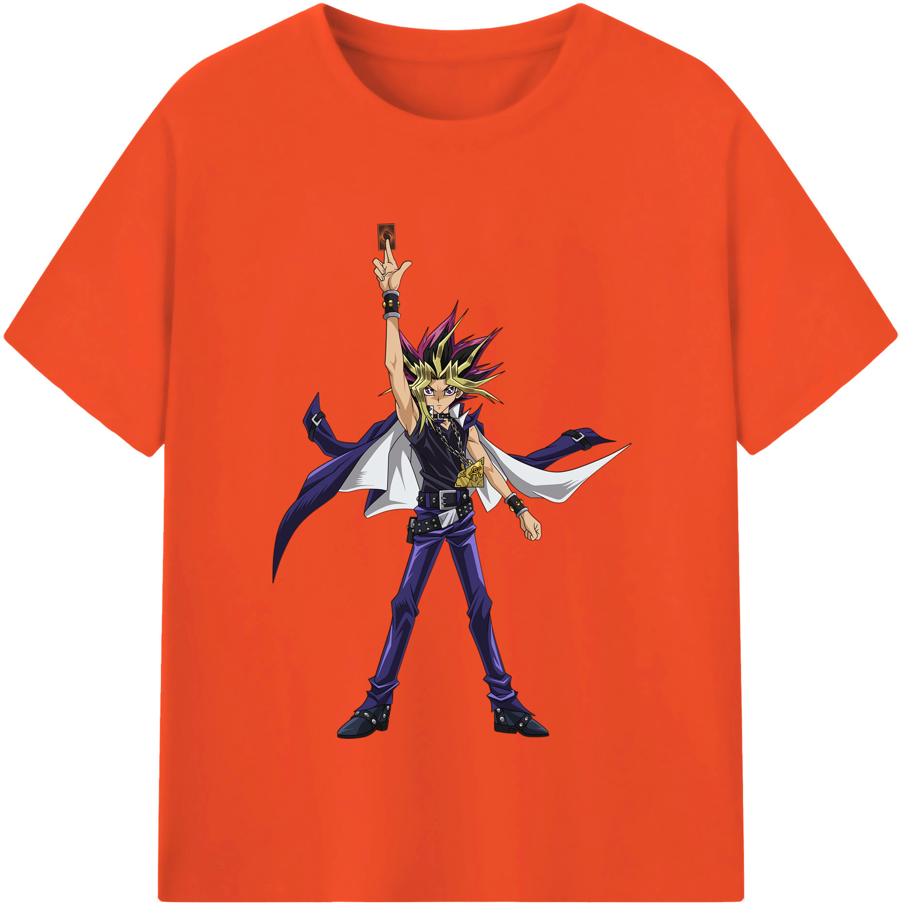 （画像用） 遊☆戯☆王 Yu-Gi-Oh! 綿100％半袖Tシャツ（フロントプリント）