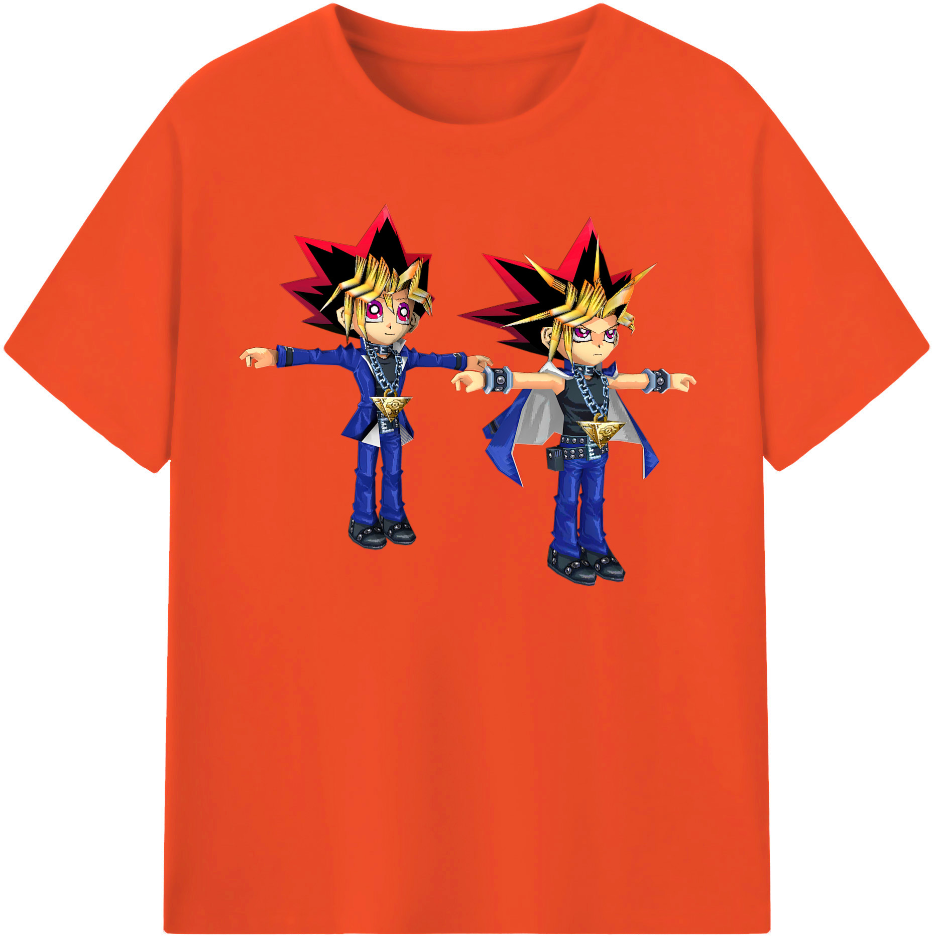 （画像用） 遊☆戯☆王 Yu-Gi-Oh! 綿100％半袖Tシャツ（フロントプリント）