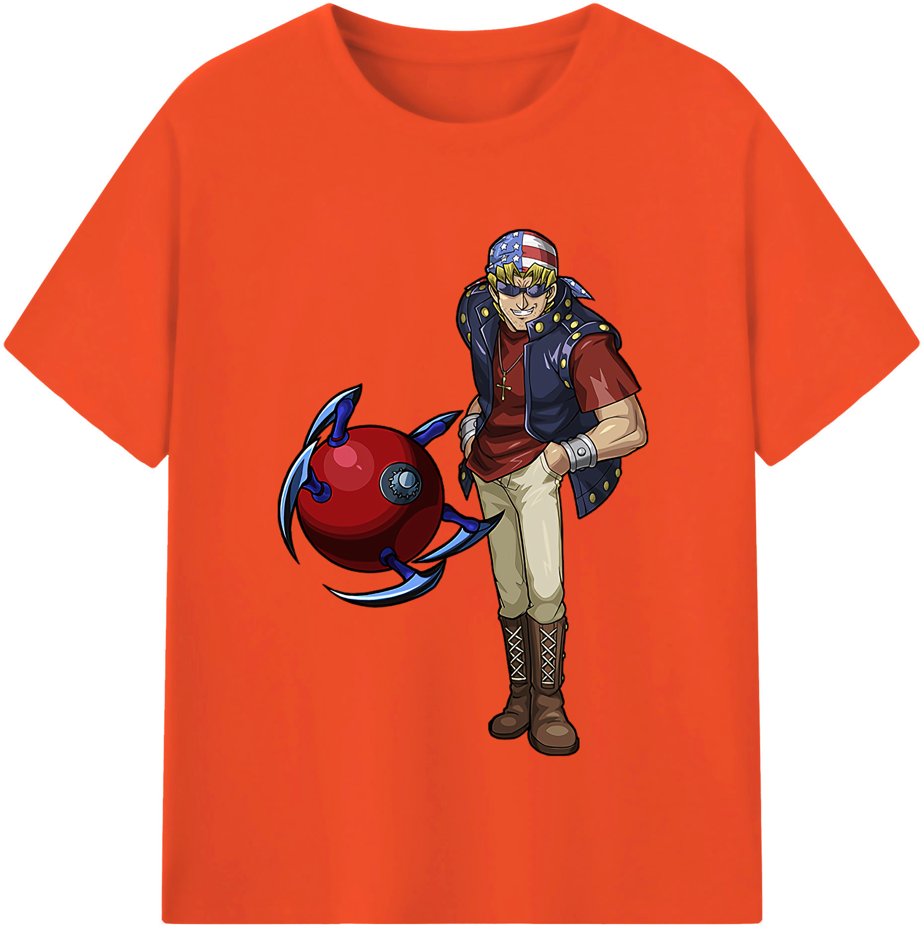 （画像用） 遊☆戯☆王 Yu-Gi-Oh! 綿100％半袖Tシャツ（フロントプリント）