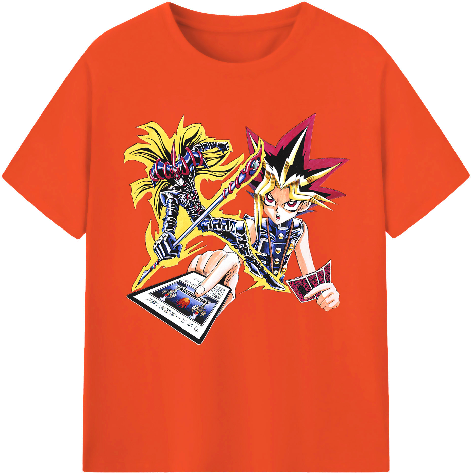 （画像用） 遊☆戯☆王 Yu-Gi-Oh! 綿100％半袖Tシャツ（フロントプリント）