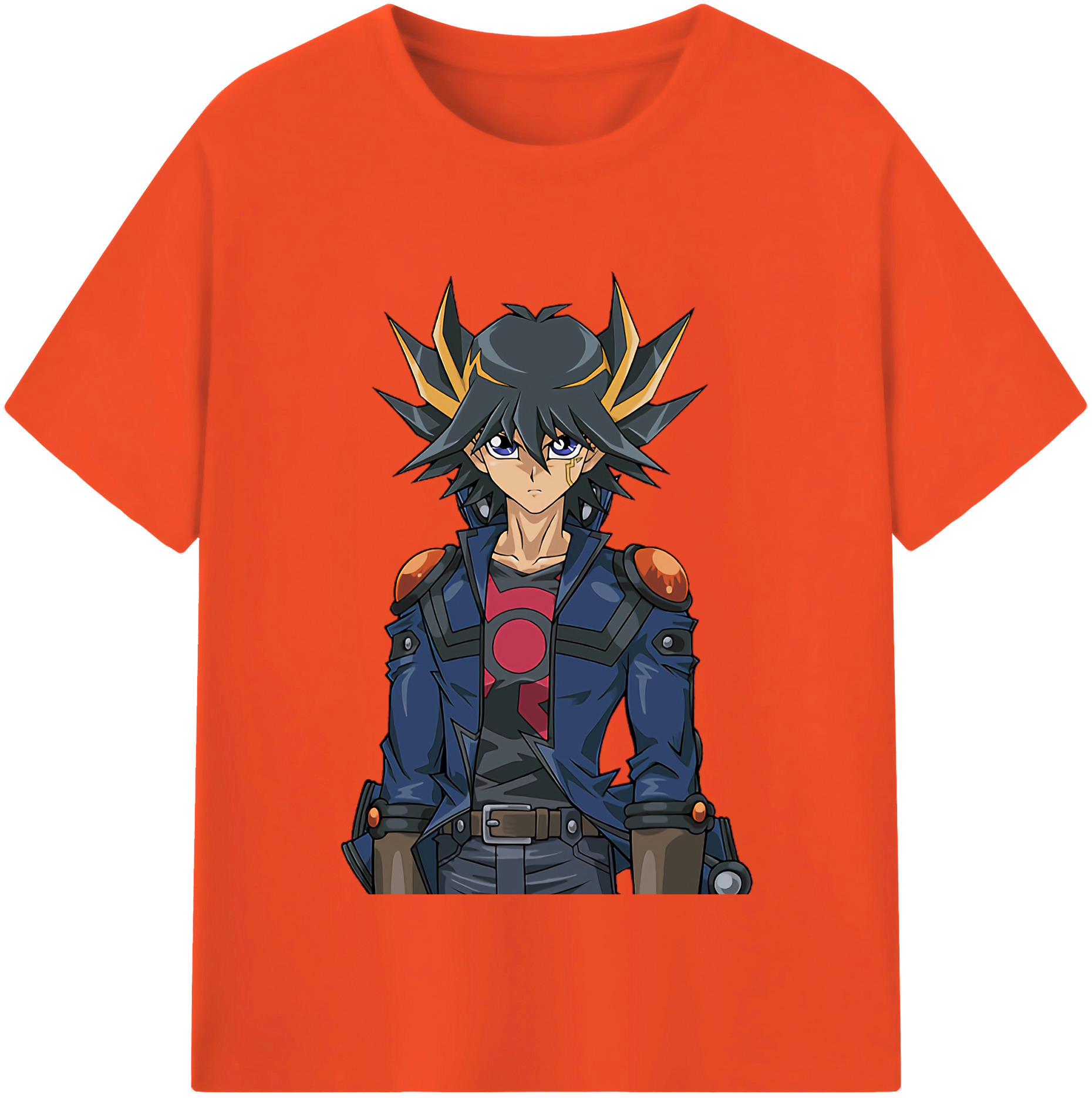 （画像用） 遊☆戯☆王 Yu-Gi-Oh! 綿100％半袖Tシャツ（フロントプリント）
