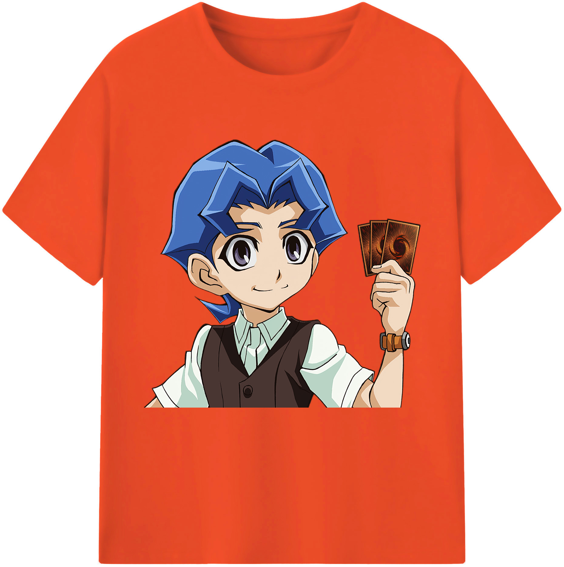 （画像用） 遊☆戯☆王 Yu-Gi-Oh! 綿100％半袖Tシャツ（フロントプリント）