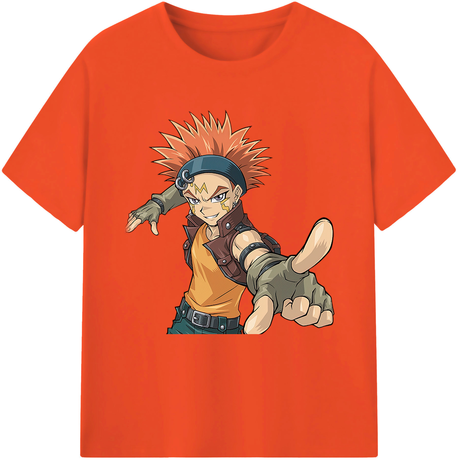 （画像用） 遊☆戯☆王 Yu-Gi-Oh! 綿100％半袖Tシャツ（フロントプリント）