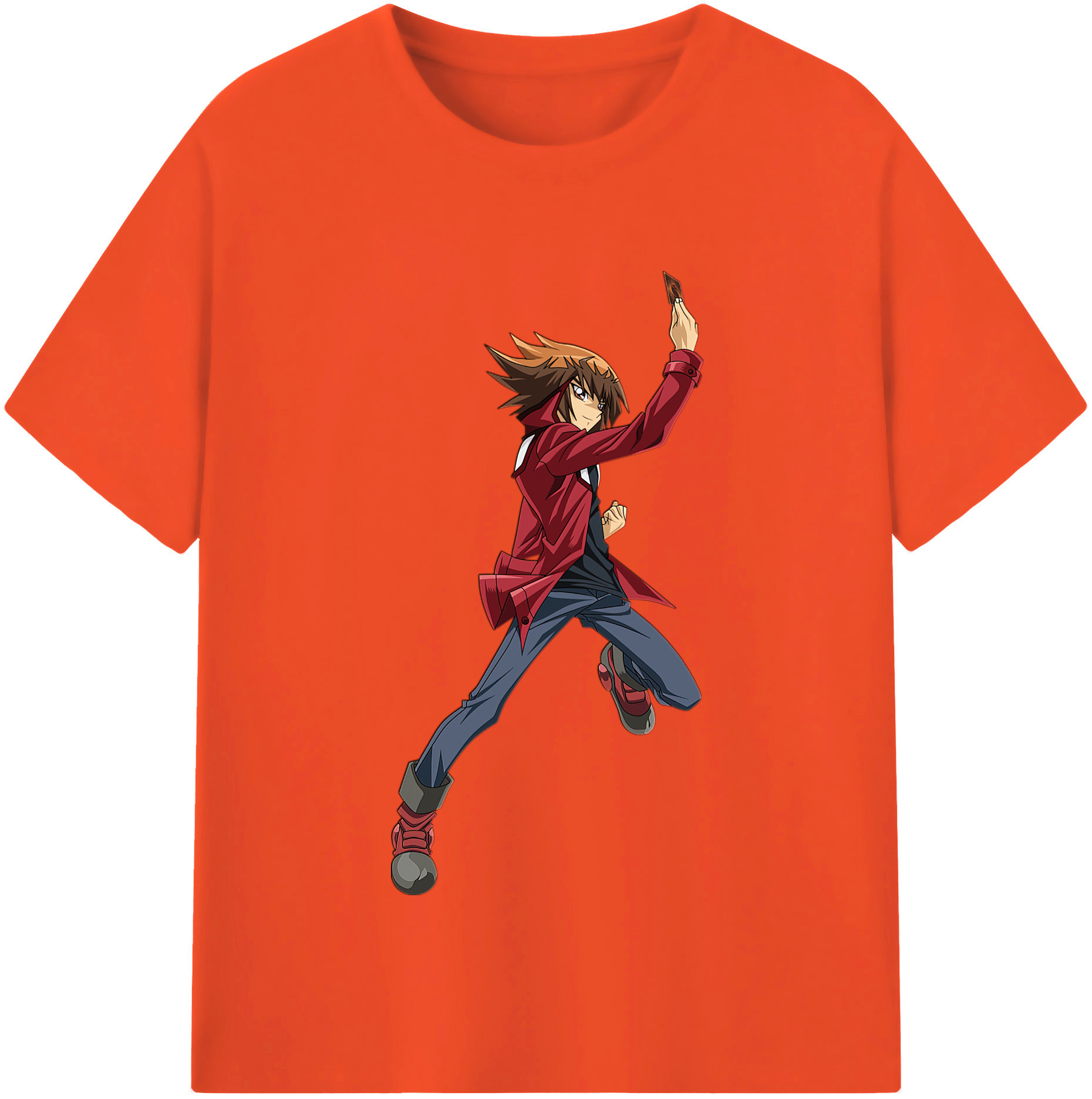 （画像用） 遊☆戯☆王 Yu-Gi-Oh! 綿100％半袖Tシャツ（フロントプリント）