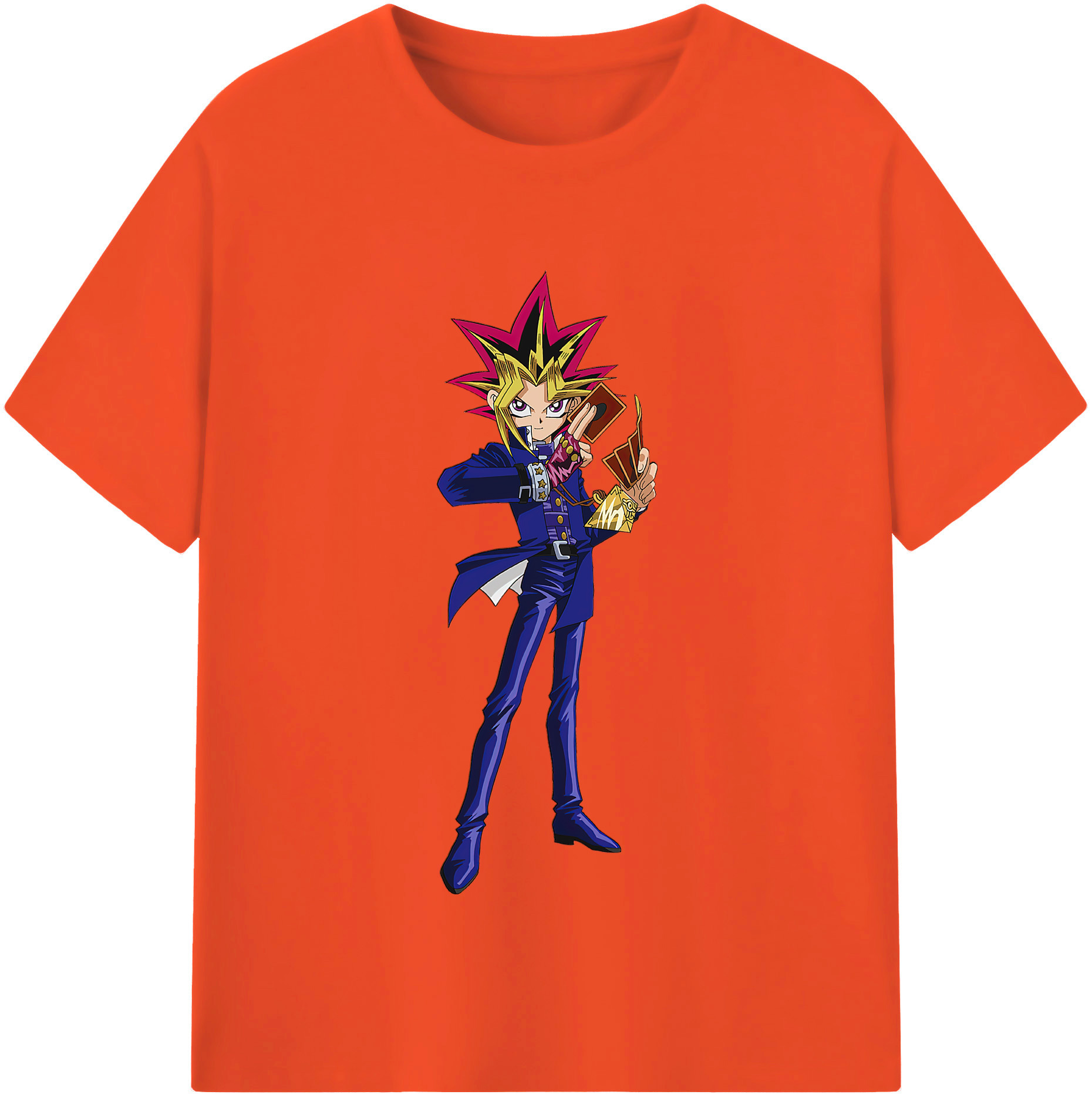 （画像用） 遊☆戯☆王 Yu-Gi-Oh! 綿100％半袖Tシャツ（フロントプリント）