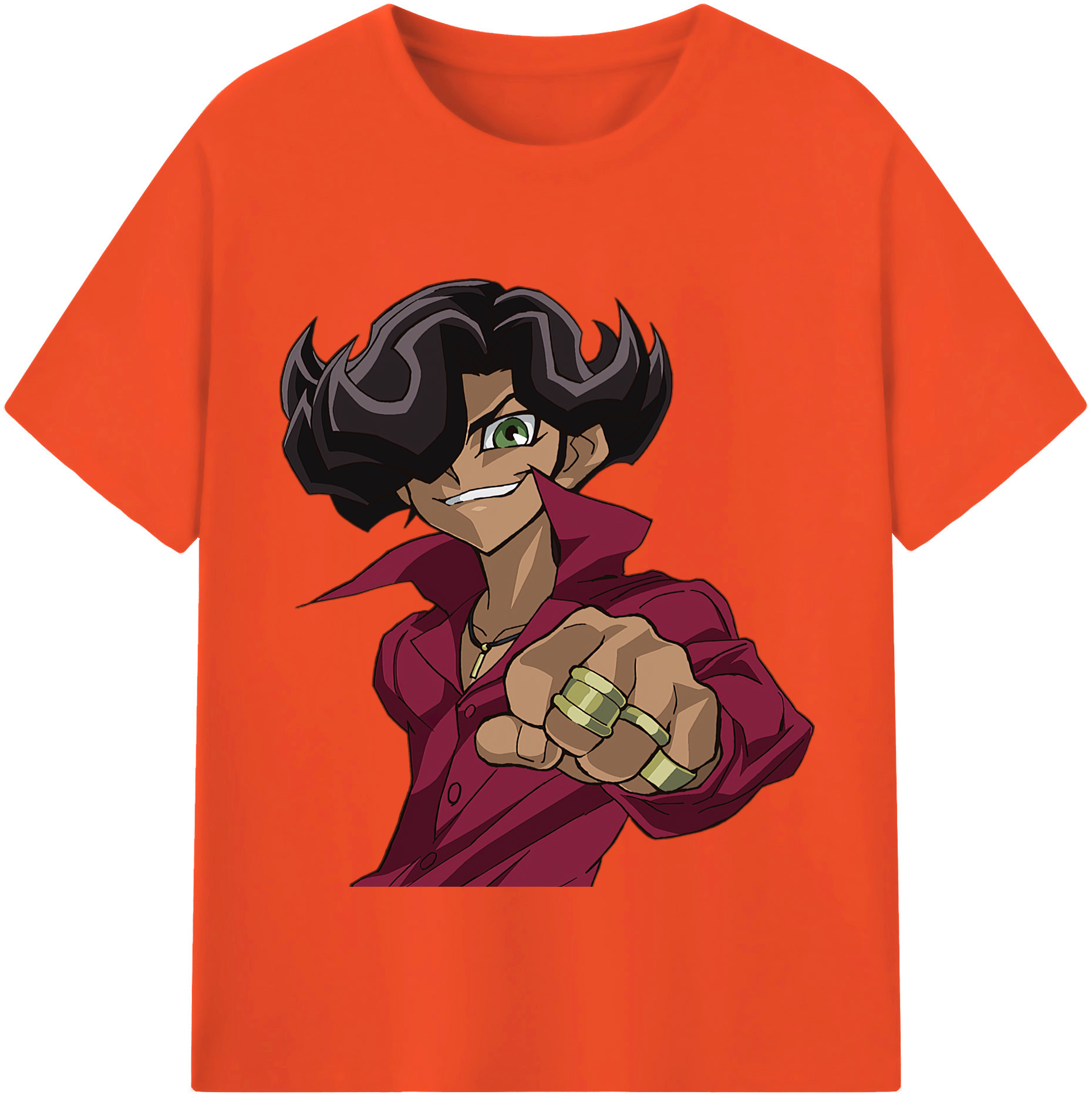 （画像用） 遊☆戯☆王 Yu-Gi-Oh! 綿100％半袖Tシャツ（フロントプリント）
