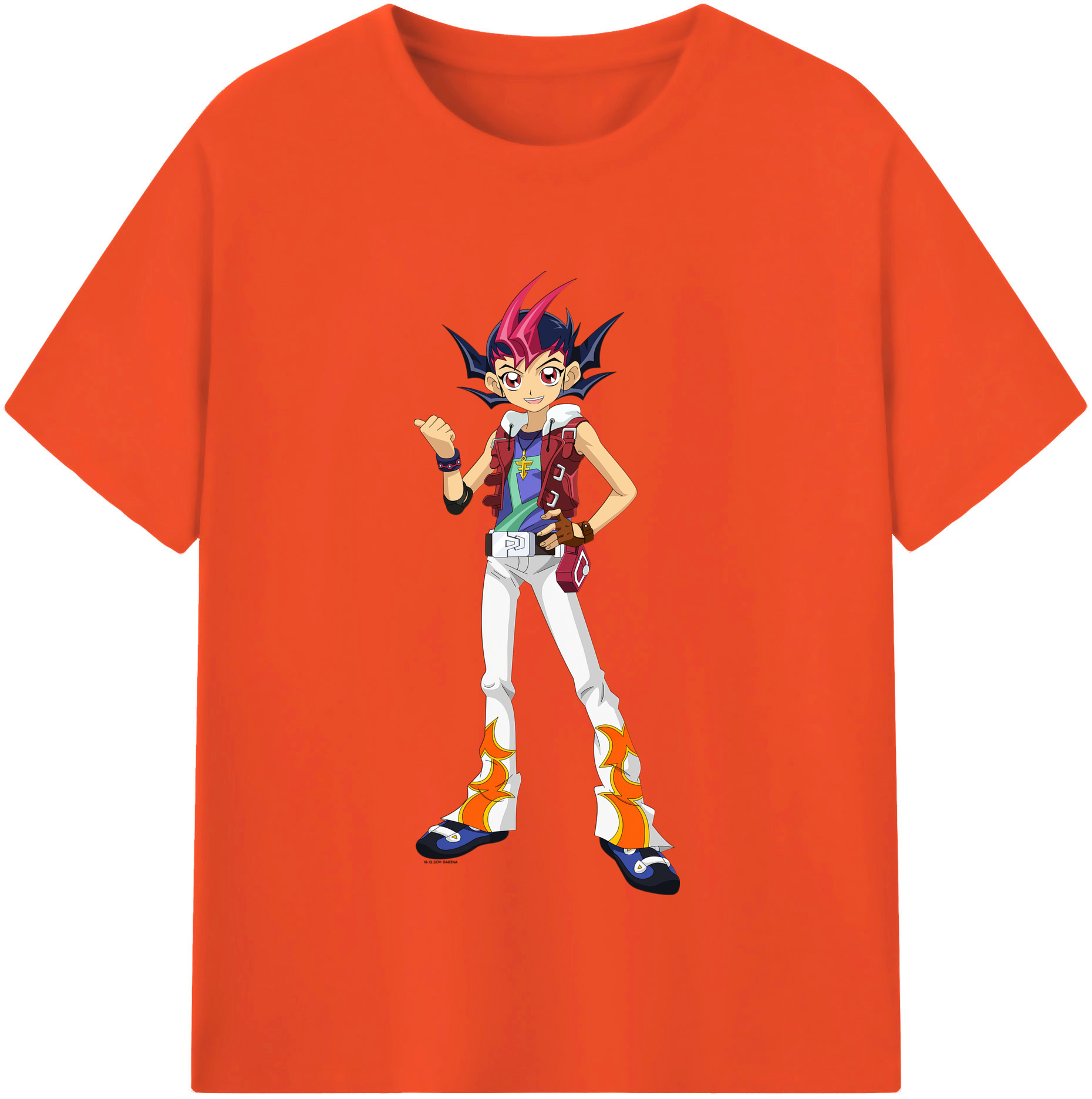（画像用） 遊☆戯☆王 Yu-Gi-Oh! 綿100％半袖Tシャツ（フロントプリント）