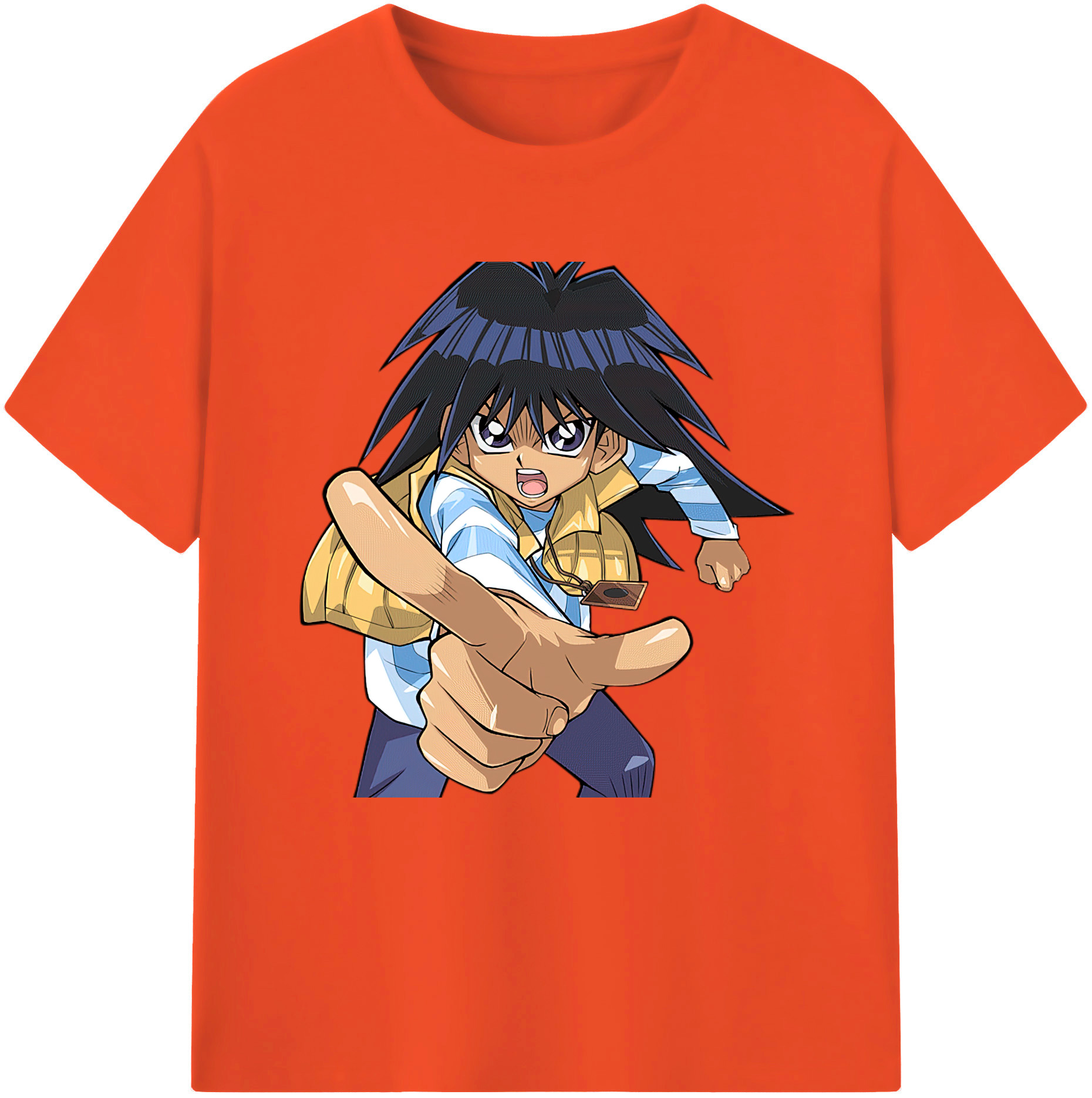 （画像用） 遊☆戯☆王 Yu-Gi-Oh! 綿100％半袖Tシャツ（フロントプリント）