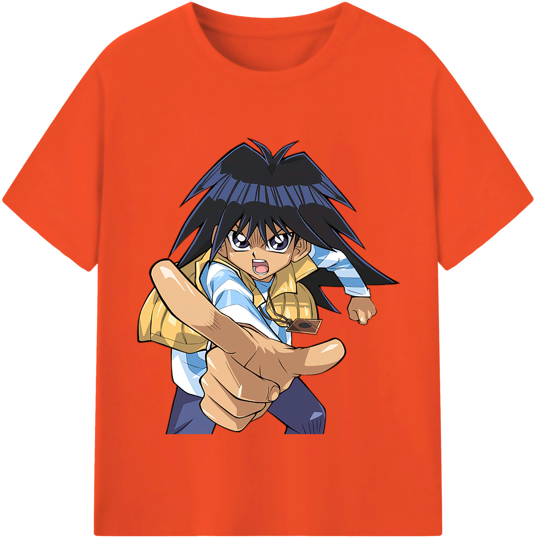 （画像用） 遊☆戯☆王 Yu-Gi-Oh! 綿100％半袖Tシャツ（フロントプリント）
