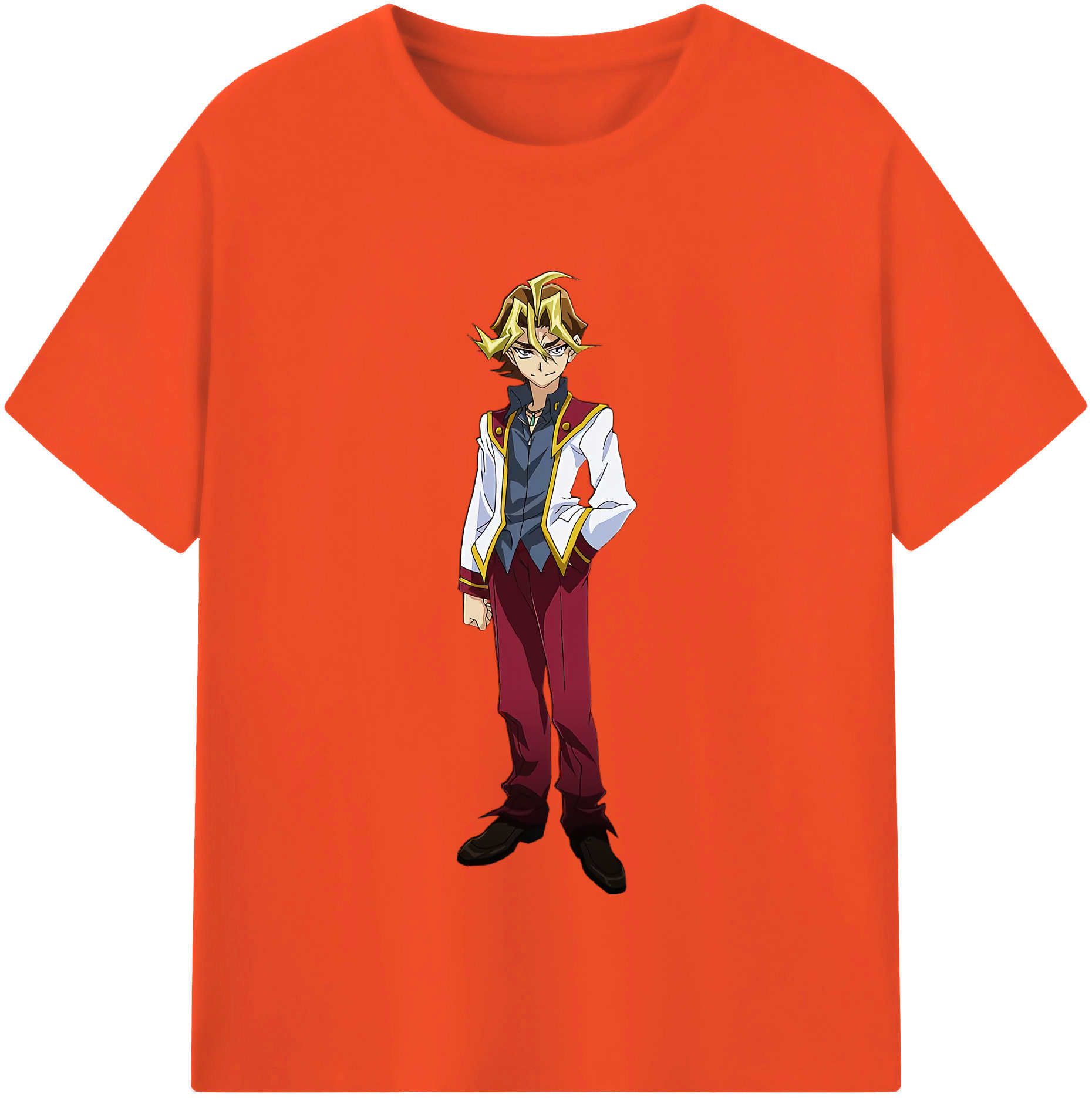 （画像用） 遊☆戯☆王 Yu-Gi-Oh! 綿100％半袖Tシャツ（フロントプリント）