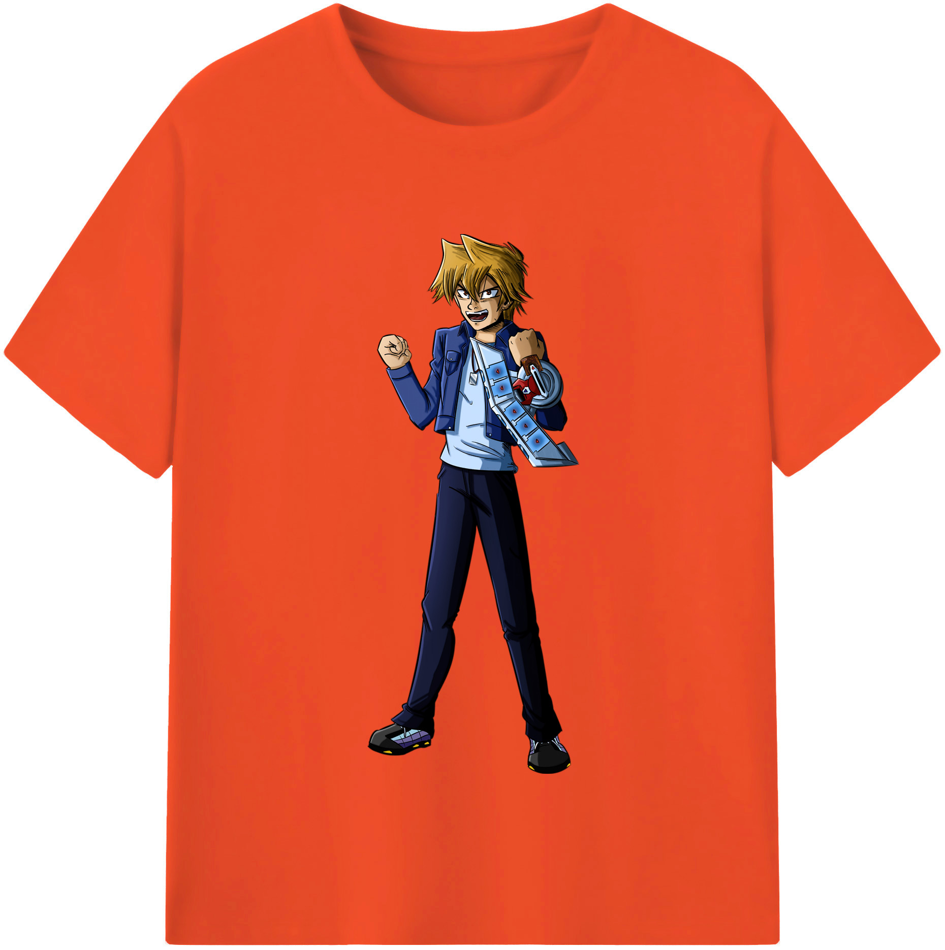 （画像用） 遊☆戯☆王 Yu-Gi-Oh! 綿100％半袖Tシャツ（フロントプリント）