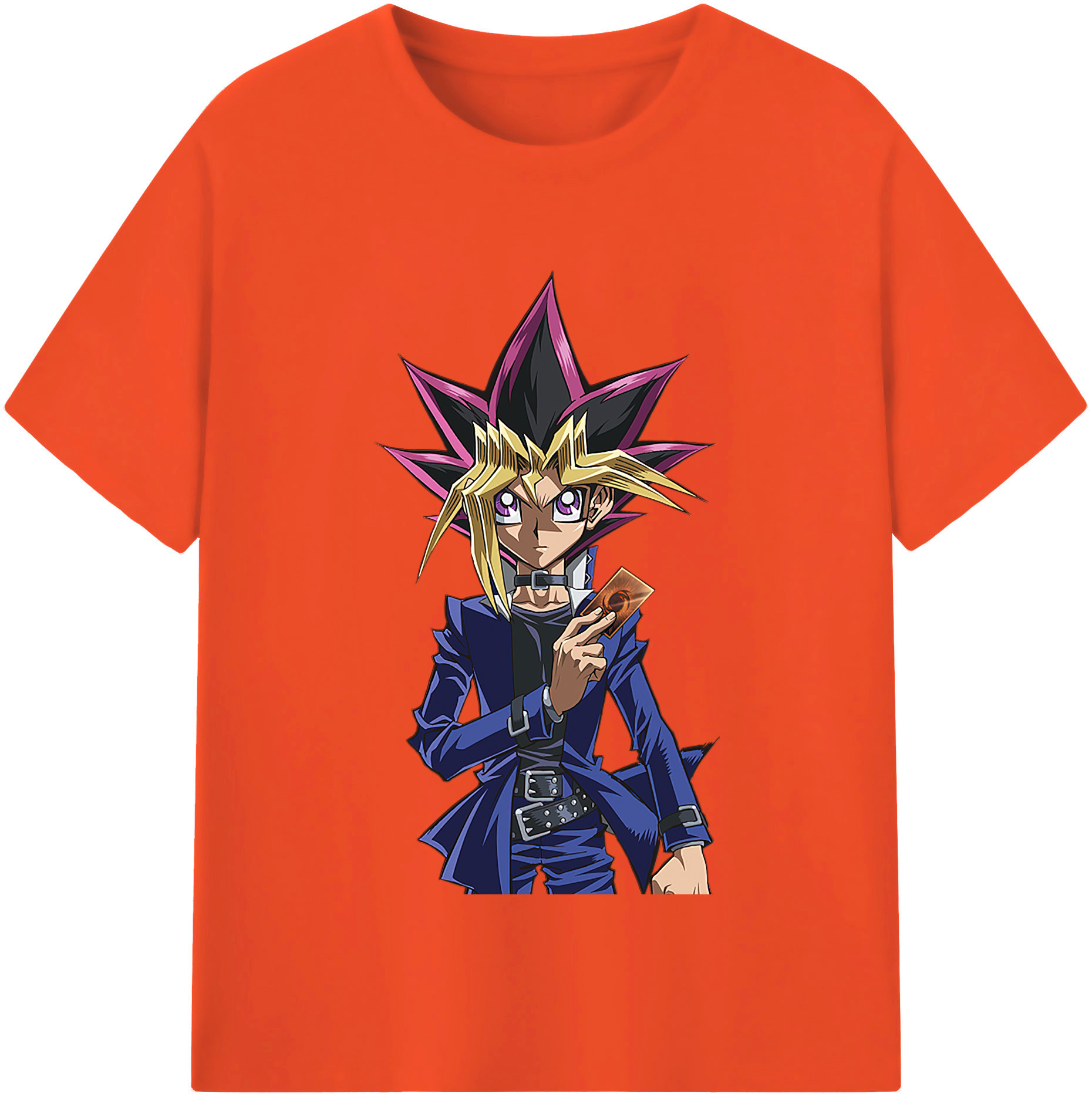 （画像用） 遊☆戯☆王 Yu-Gi-Oh! 綿100％半袖Tシャツ（フロントプリント）