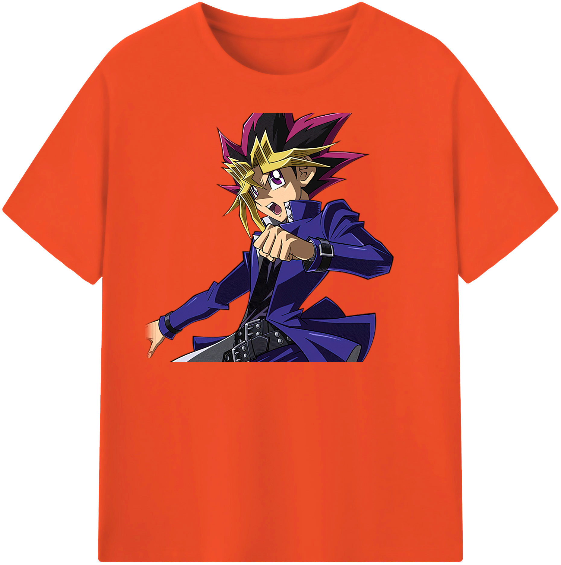 （画像用） 遊☆戯☆王 Yu-Gi-Oh! 綿100％半袖Tシャツ（フロントプリント）