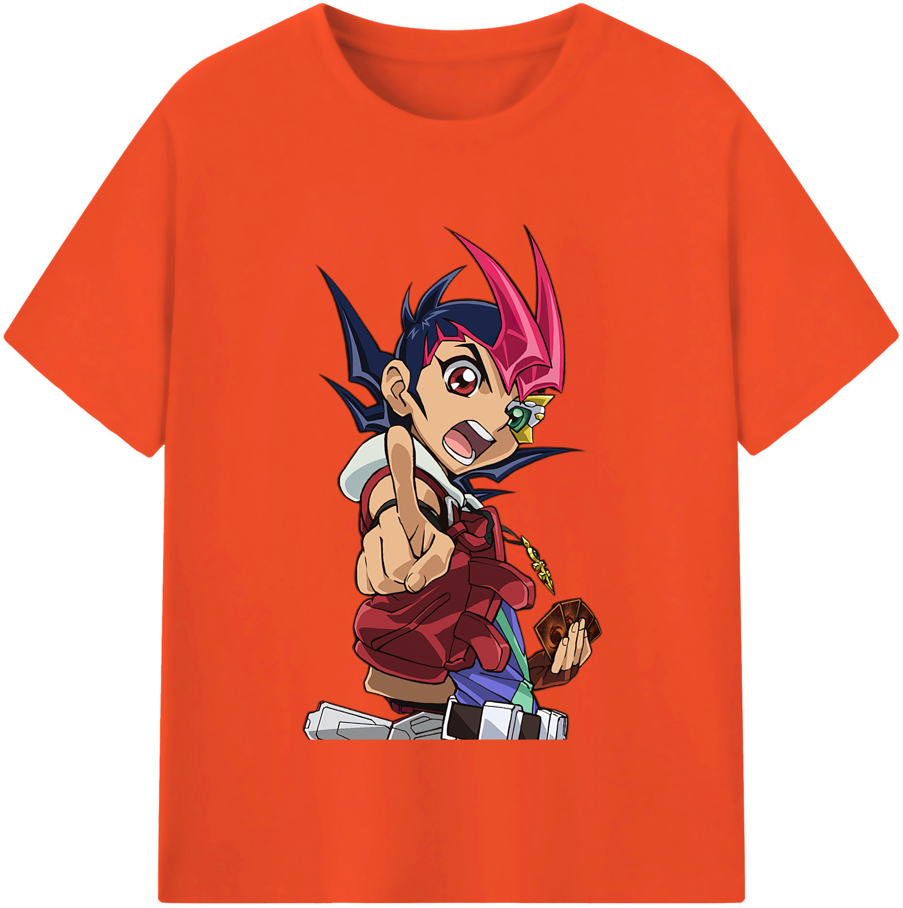 （画像用） 遊☆戯☆王 Yu-Gi-Oh! 綿100％半袖Tシャツ（フロントプリント）