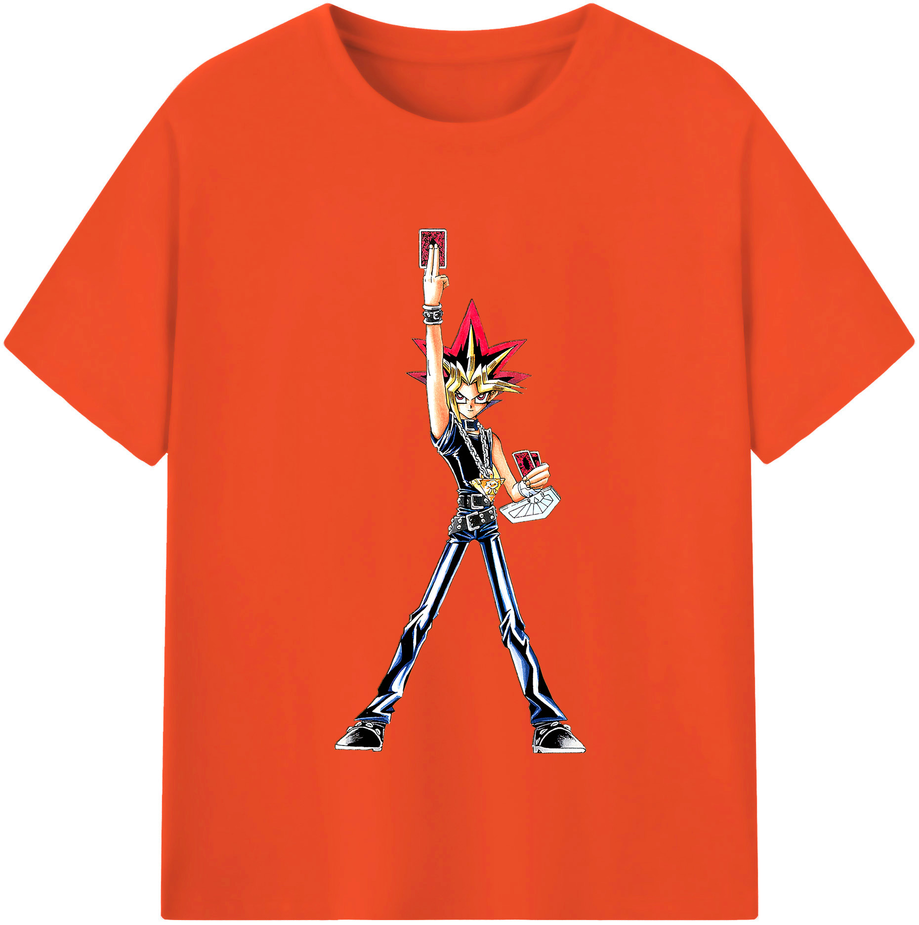 （画像用） 遊☆戯☆王 Yu-Gi-Oh! 綿100％半袖Tシャツ（フロントプリント）