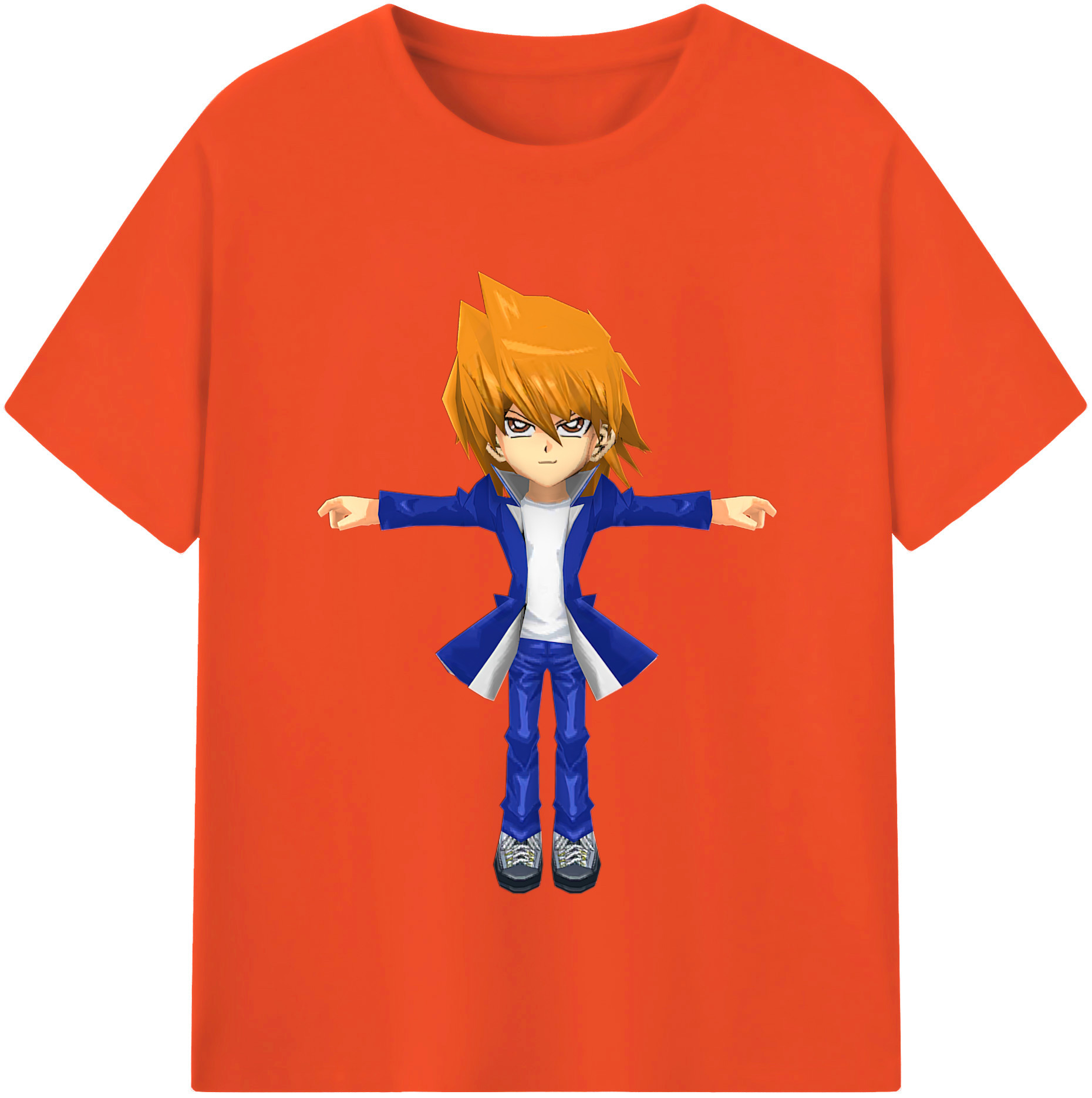 （画像用） 遊☆戯☆王 Yu-Gi-Oh! 綿100％半袖Tシャツ（フロントプリント）