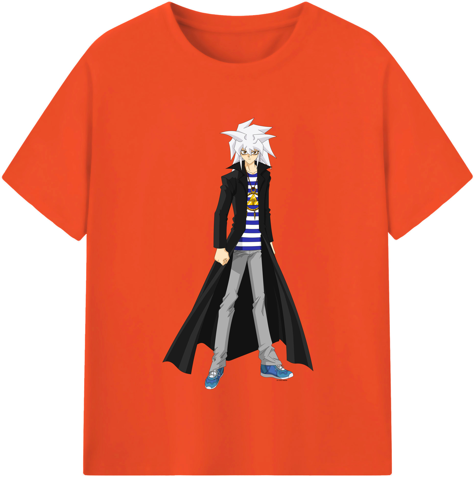 （画像用） 遊☆戯☆王 Yu-Gi-Oh! 綿100％半袖Tシャツ（フロントプリント）