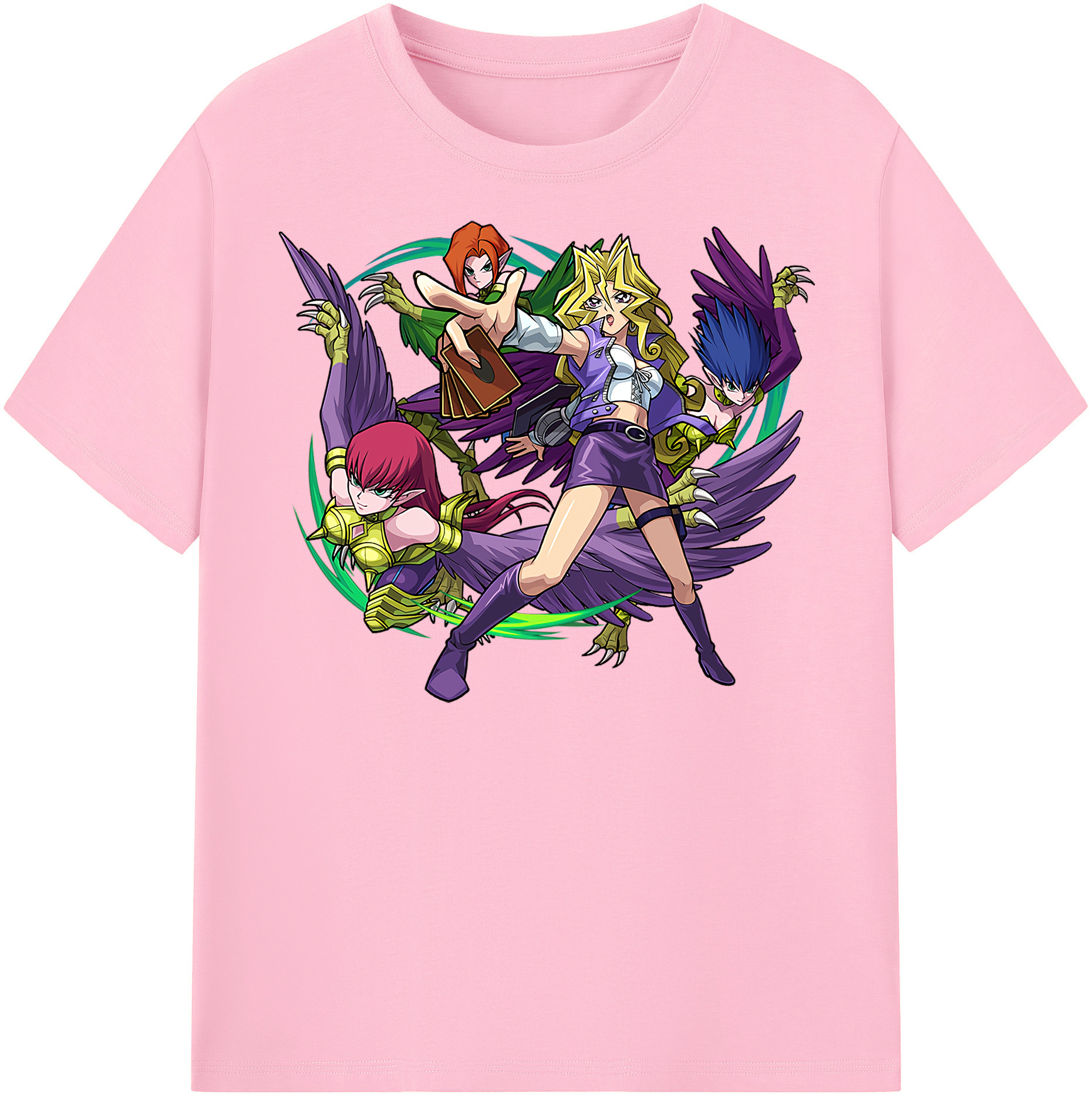 （画像用） 遊☆戯☆王 Yu-Gi-Oh! 綿100％半袖Tシャツ（フロントプリント）