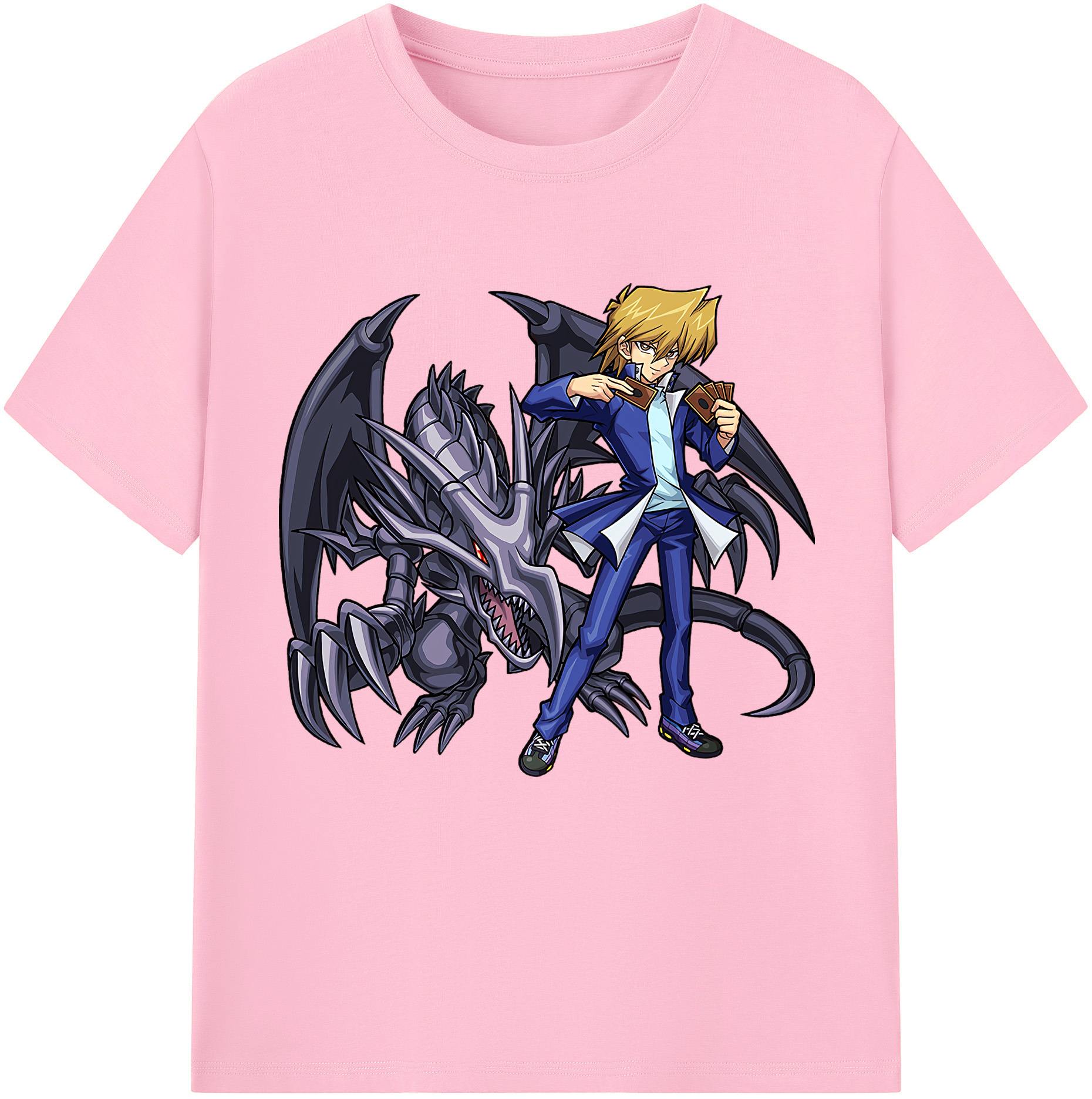 （画像用） 遊☆戯☆王 Yu-Gi-Oh! 綿100％半袖Tシャツ（フロントプリント）