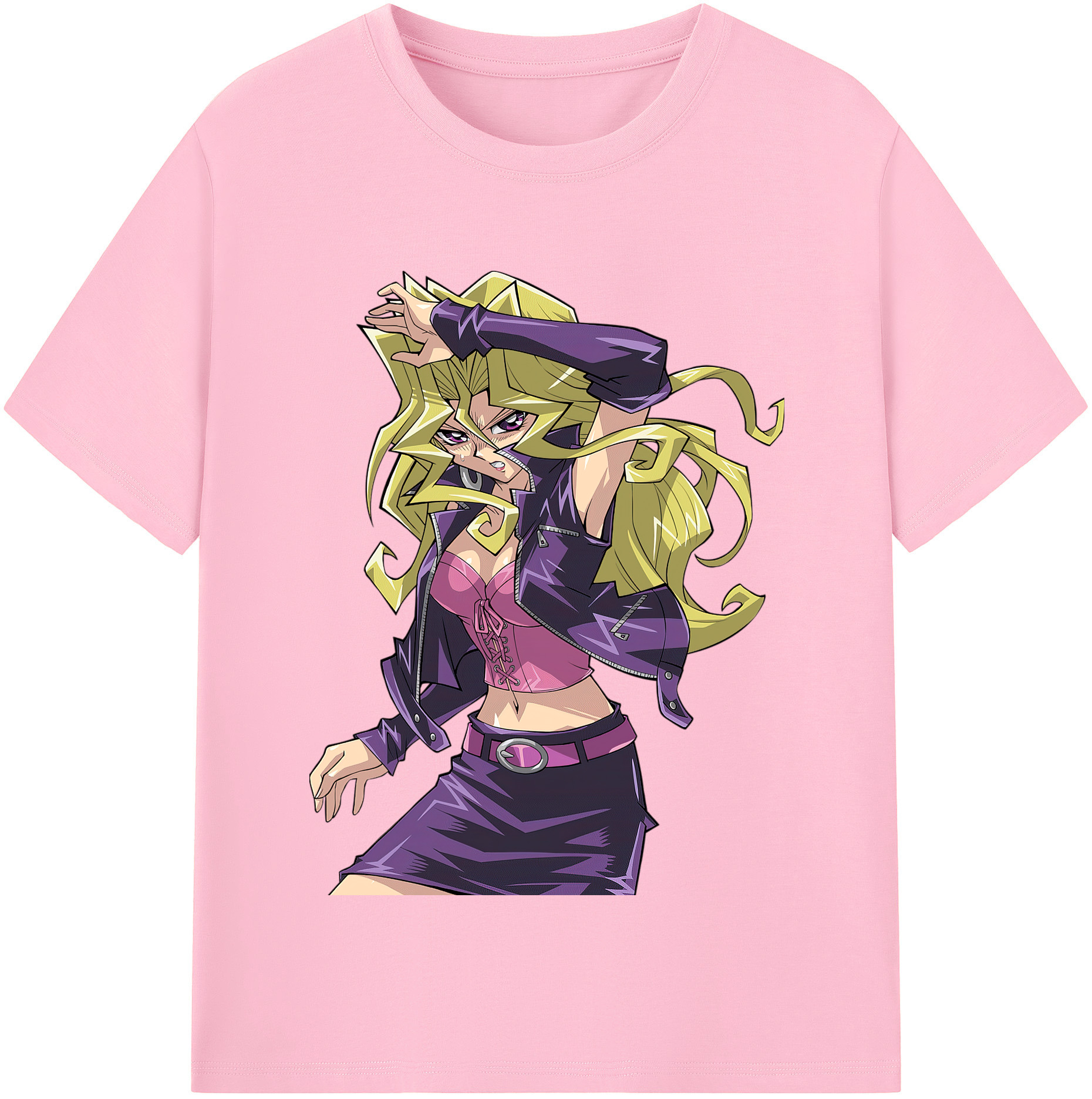 （画像用） 遊☆戯☆王 Yu-Gi-Oh! 綿100％半袖Tシャツ（フロントプリント）