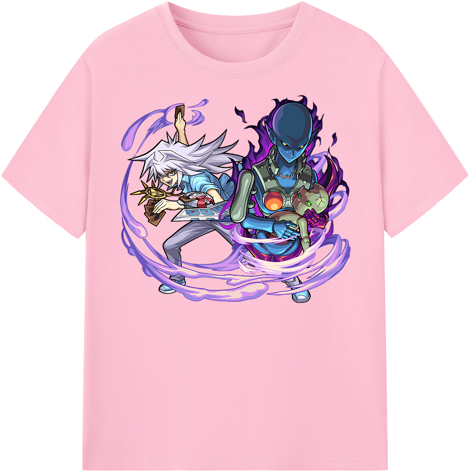 （画像用） 遊☆戯☆王 Yu-Gi-Oh! 綿100％半袖Tシャツ（フロントプリント）
