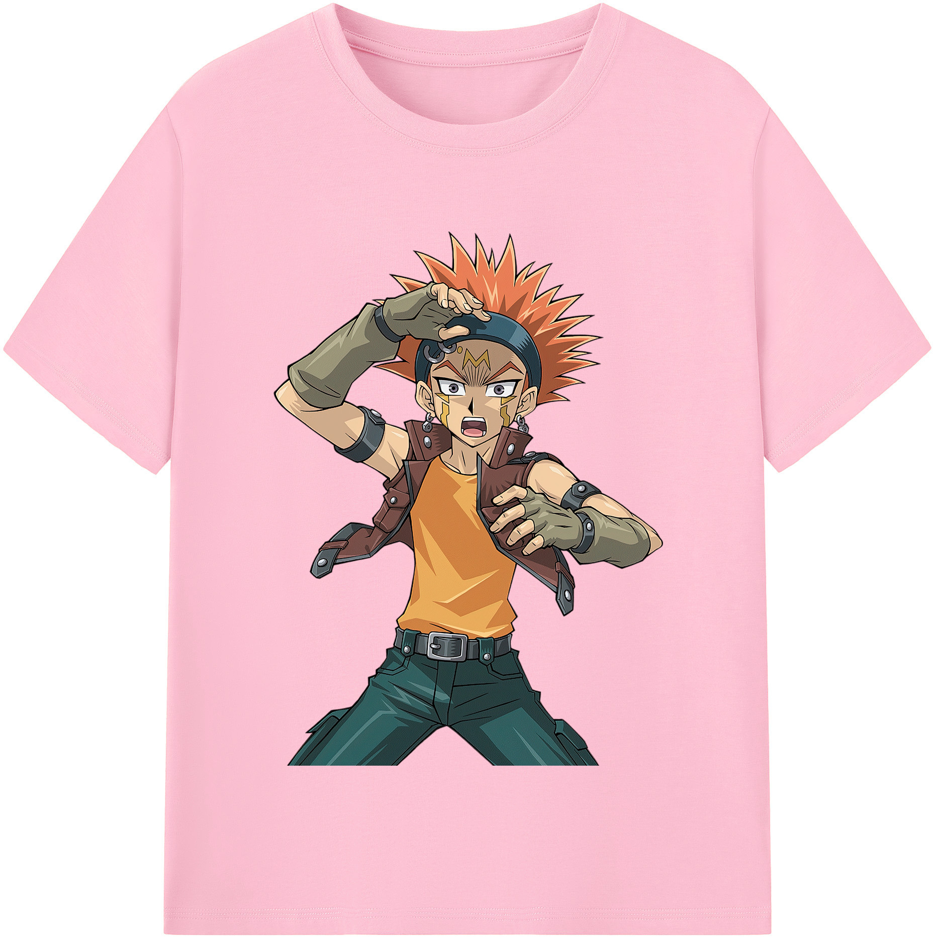 （画像用） 遊☆戯☆王 Yu-Gi-Oh! 綿100％半袖Tシャツ（フロントプリント）