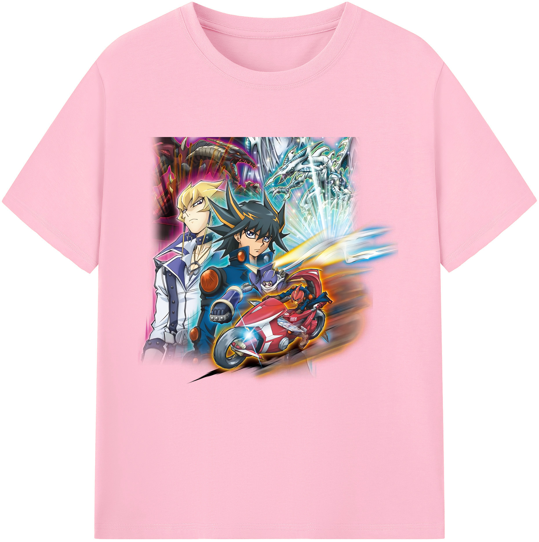 （画像用） 遊☆戯☆王 Yu-Gi-Oh! 綿100％半袖Tシャツ（フロントプリント）
