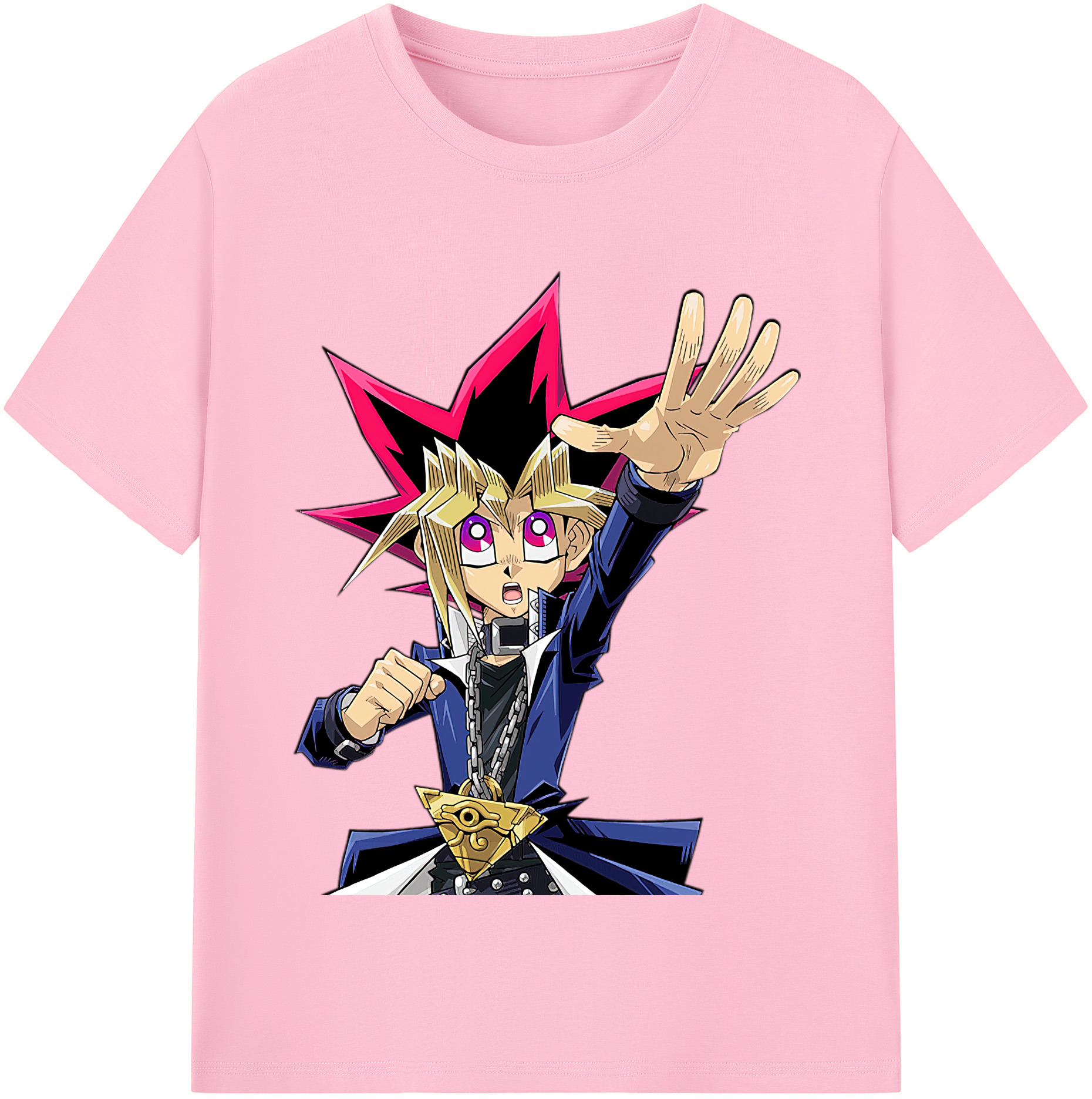 （画像用） 遊☆戯☆王 Yu-Gi-Oh! 綿100％半袖Tシャツ（フロントプリント）