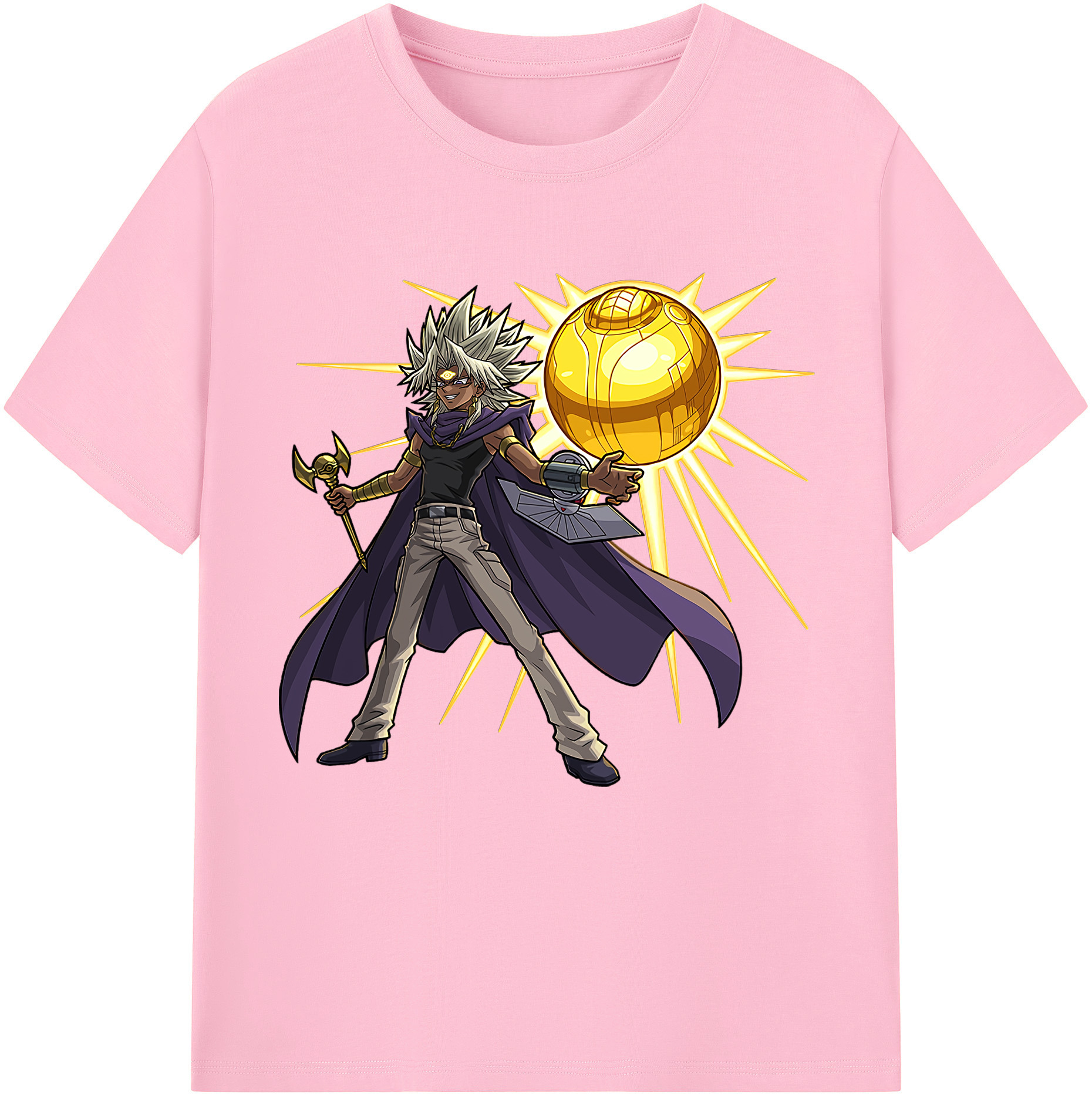 （画像用） 遊☆戯☆王 Yu-Gi-Oh! 綿100％半袖Tシャツ（フロントプリント）