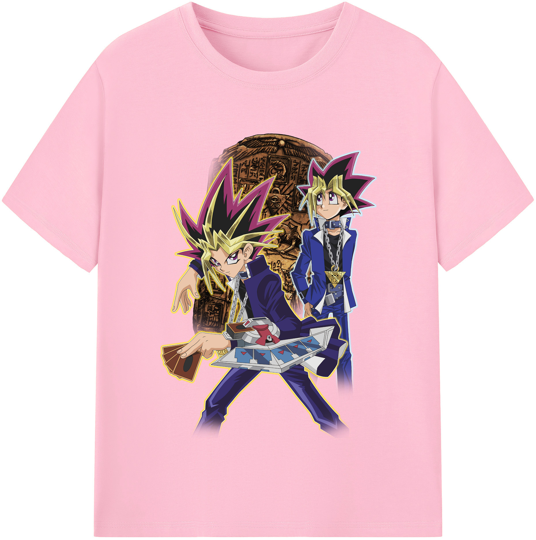 （画像用） 遊☆戯☆王 Yu-Gi-Oh! 綿100％半袖Tシャツ（フロントプリント）