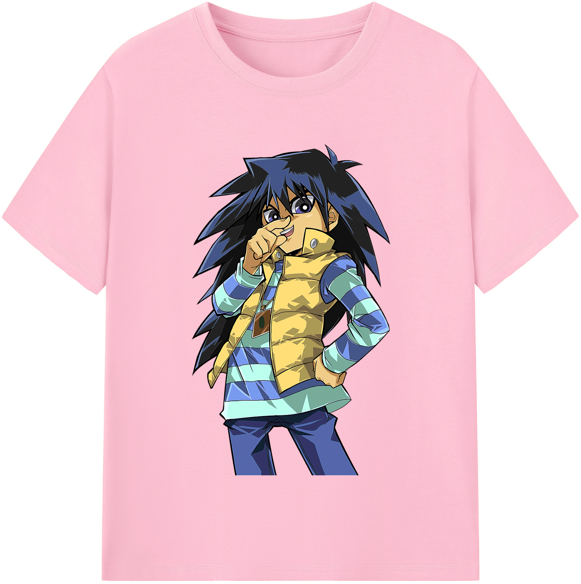 （画像用） 遊☆戯☆王 Yu-Gi-Oh! 綿100％半袖Tシャツ（フロントプリント）