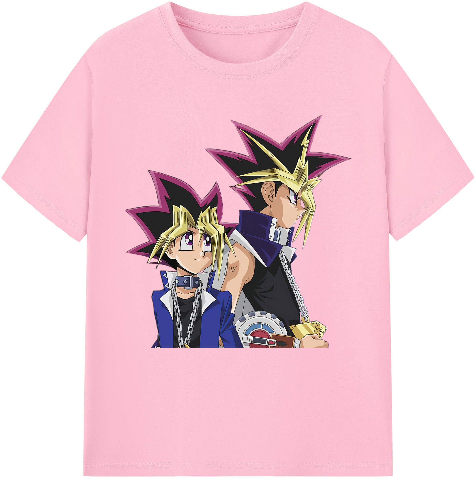 （画像用） 遊☆戯☆王 Yu-Gi-Oh! 綿100％半袖Tシャツ（フロントプリント）