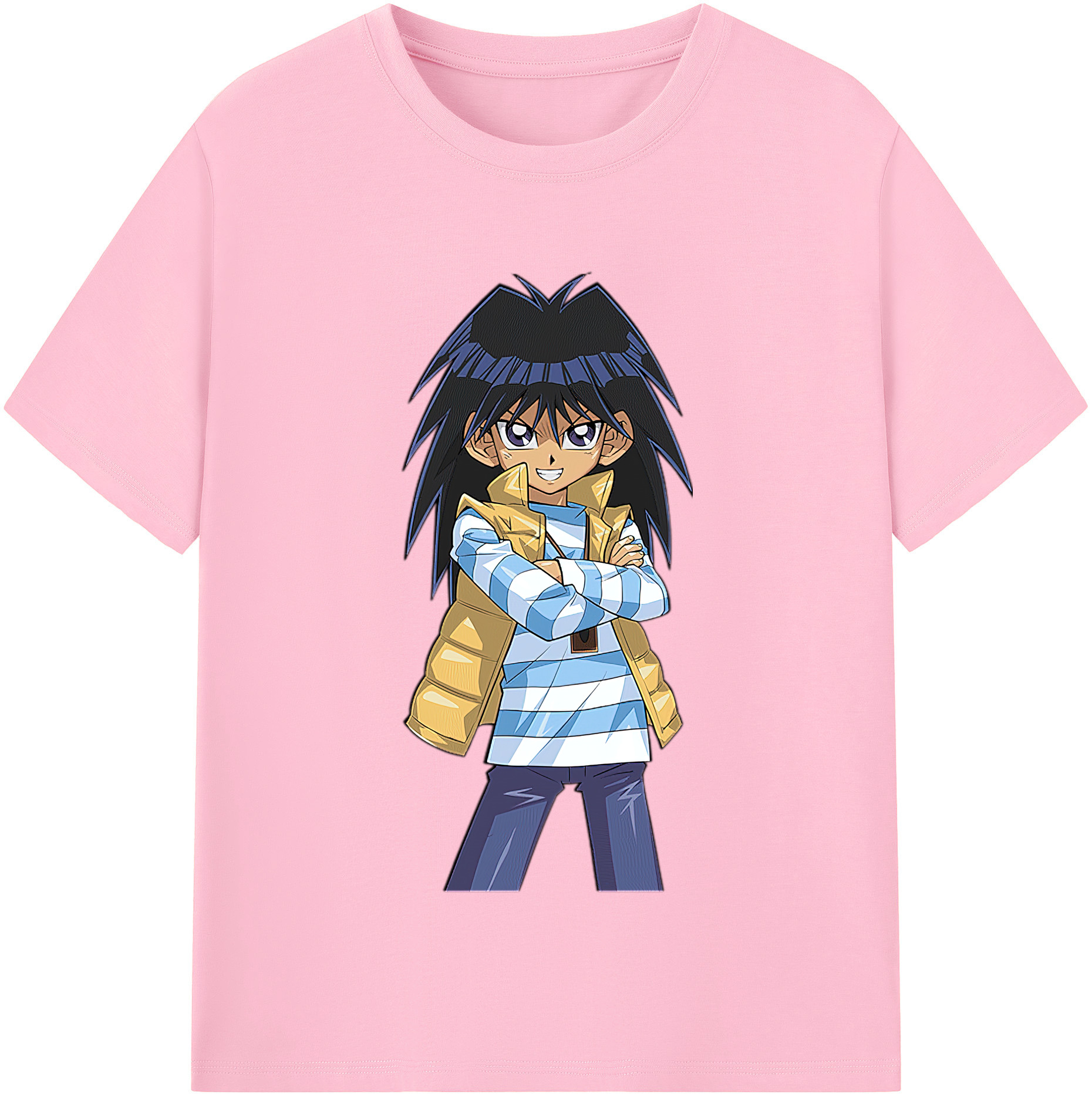 （画像用） 遊☆戯☆王 Yu-Gi-Oh! 綿100％半袖Tシャツ（フロントプリント）