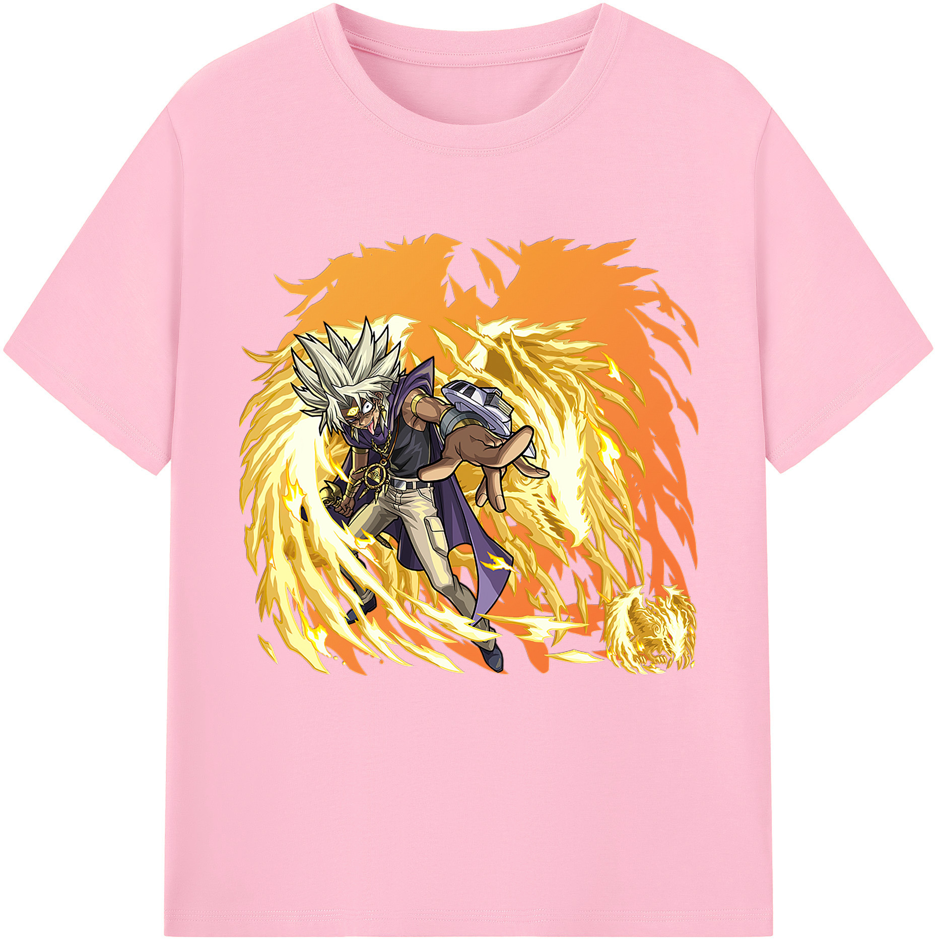 （画像用） 遊☆戯☆王 Yu-Gi-Oh! 綿100％半袖Tシャツ（フロントプリント）