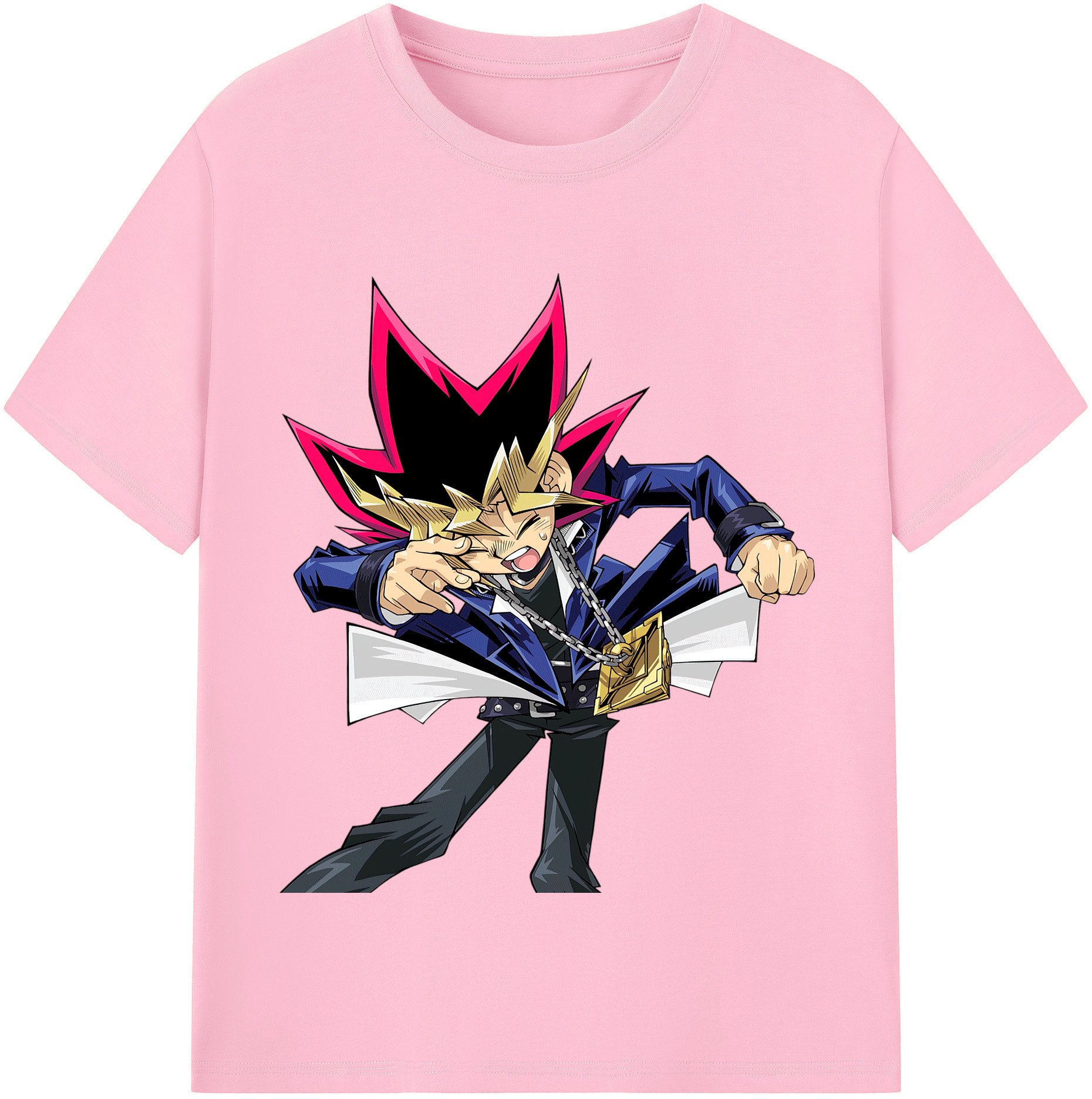 （画像用） 遊☆戯☆王 Yu-Gi-Oh! 綿100％半袖Tシャツ（フロントプリント）