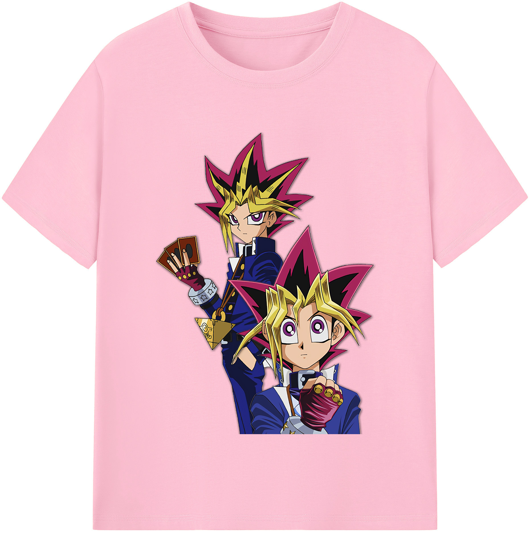 （画像用） 遊☆戯☆王 Yu-Gi-Oh! 綿100％半袖Tシャツ（フロントプリント）