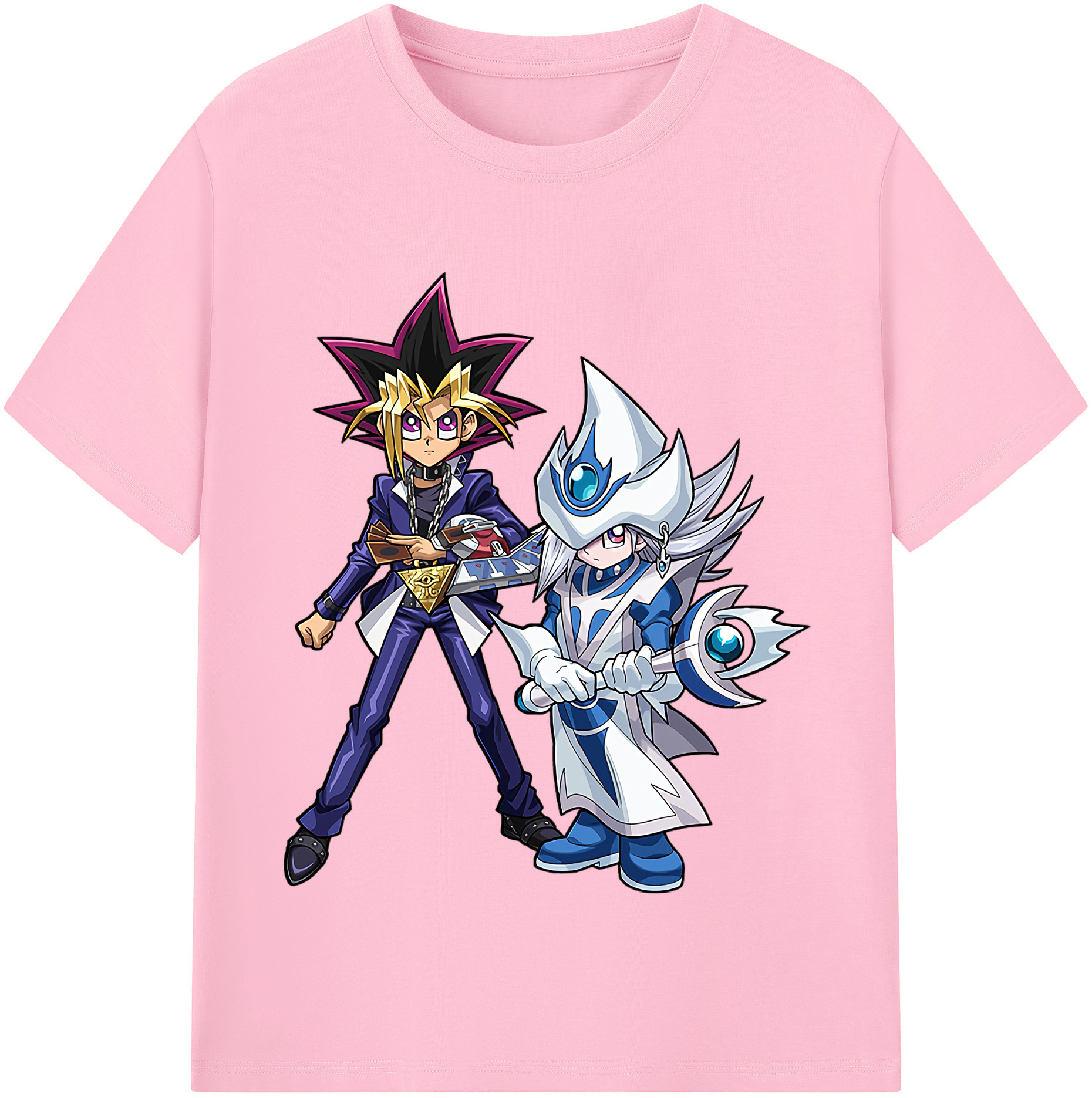 （画像用） 遊☆戯☆王 Yu-Gi-Oh! 綿100％半袖Tシャツ（フロントプリント）