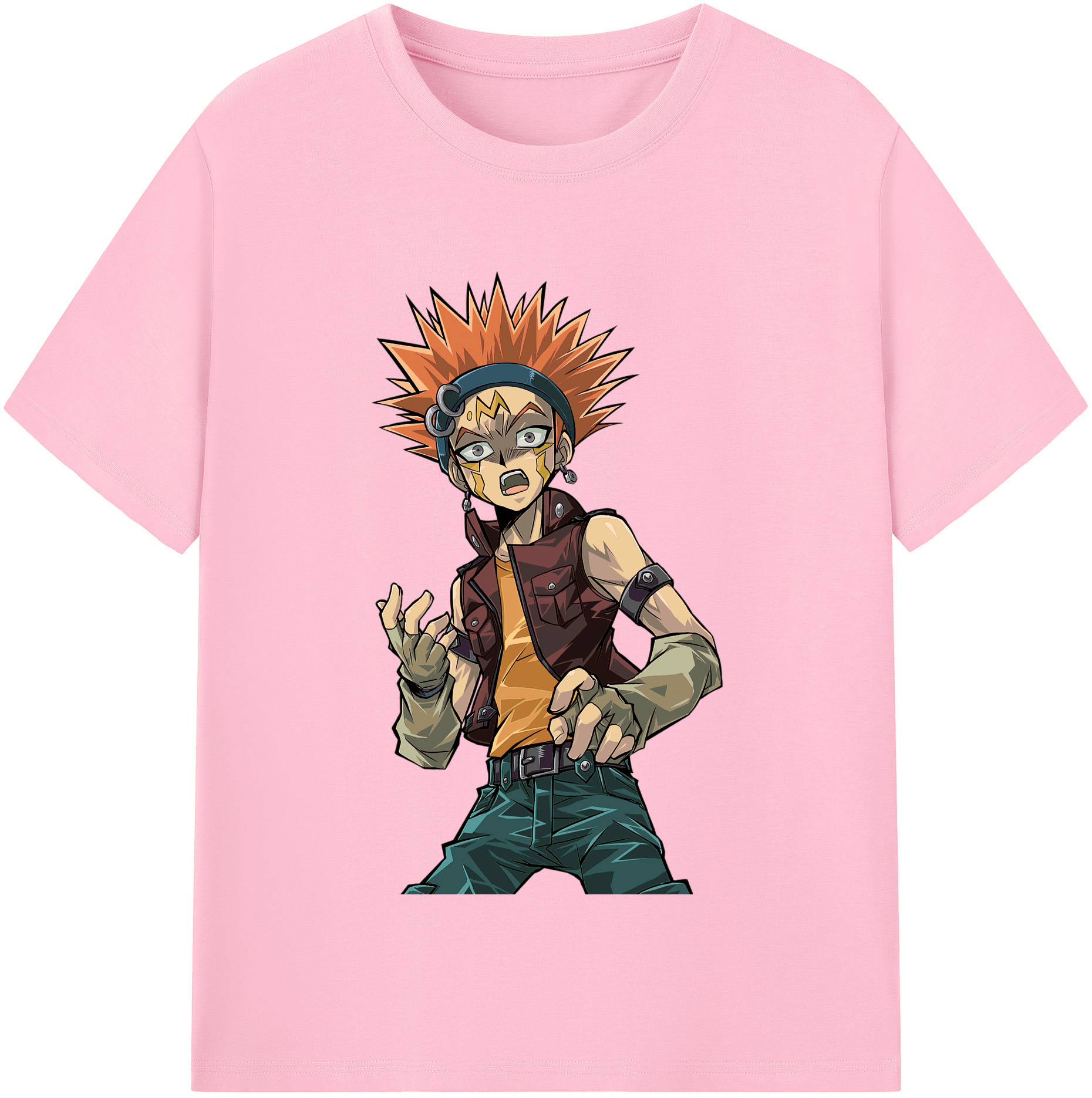 （画像用） 遊☆戯☆王 Yu-Gi-Oh! 綿100％半袖Tシャツ（フロントプリント）