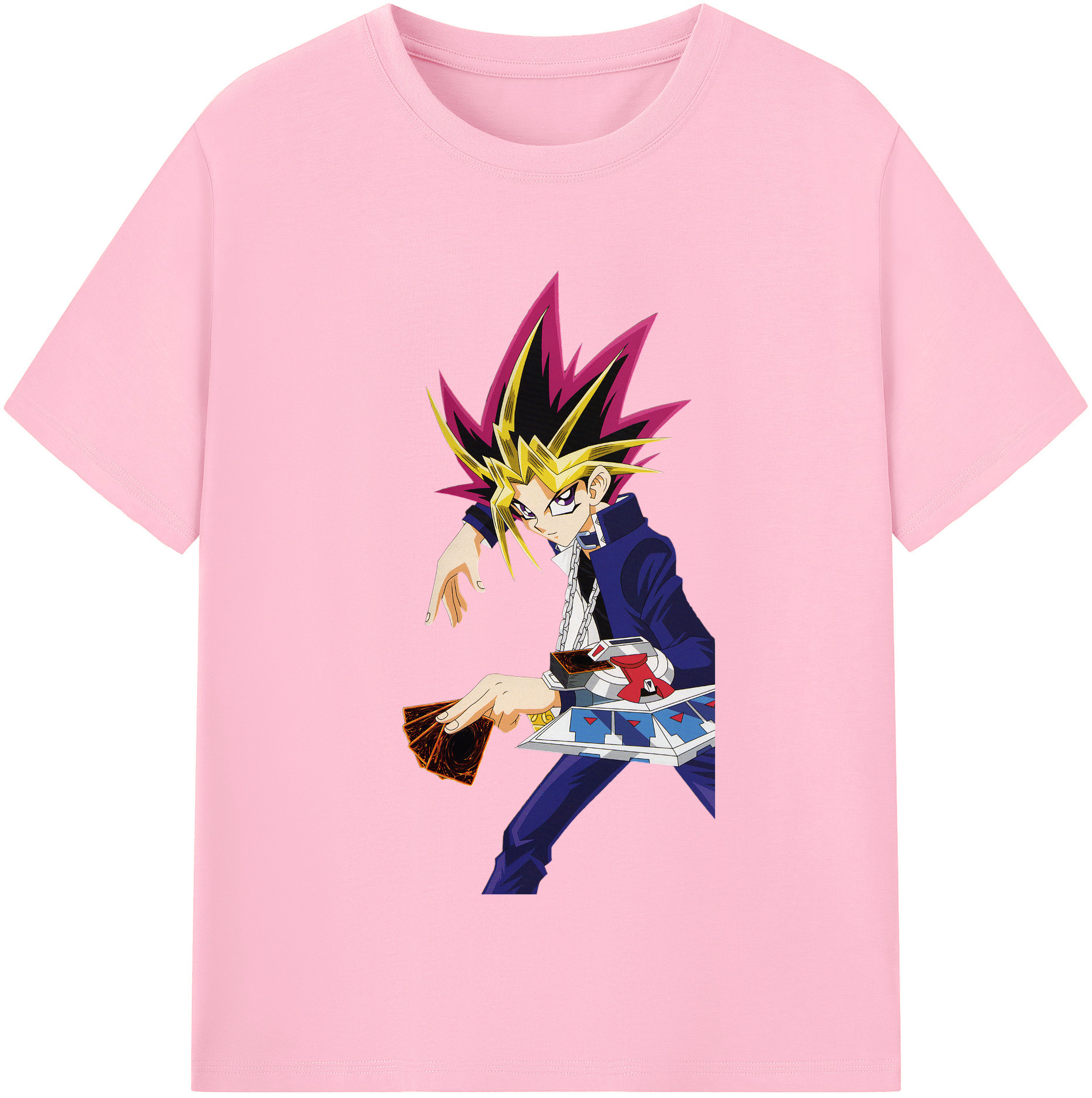 （画像用） 遊☆戯☆王 Yu-Gi-Oh! 綿100％半袖Tシャツ（フロントプリント）