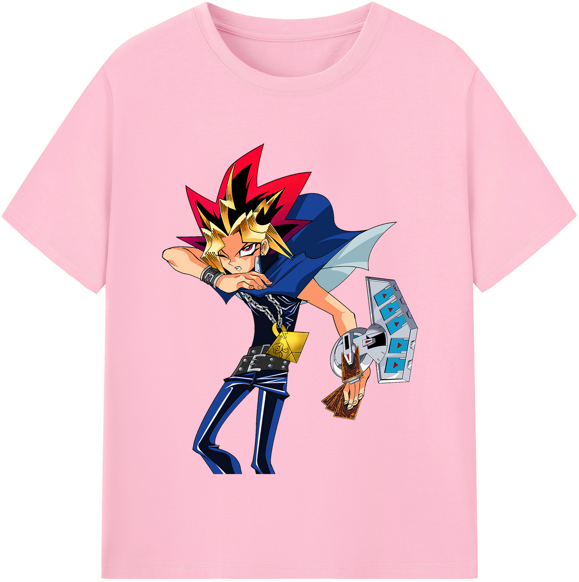 （画像用） 遊☆戯☆王 Yu-Gi-Oh! 綿100％半袖Tシャツ（フロントプリント）