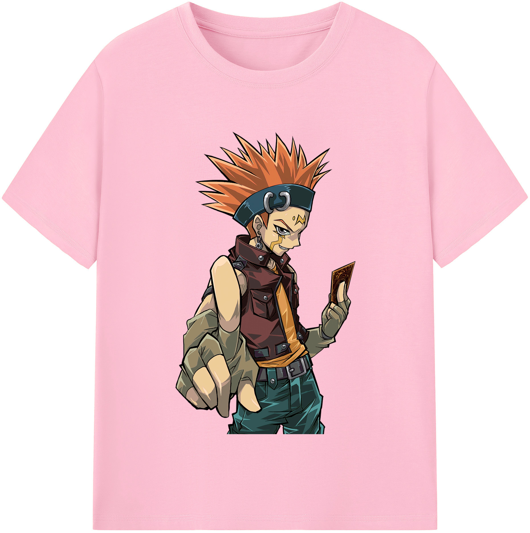 （画像用） 遊☆戯☆王 Yu-Gi-Oh! 綿100％半袖Tシャツ（フロントプリント）