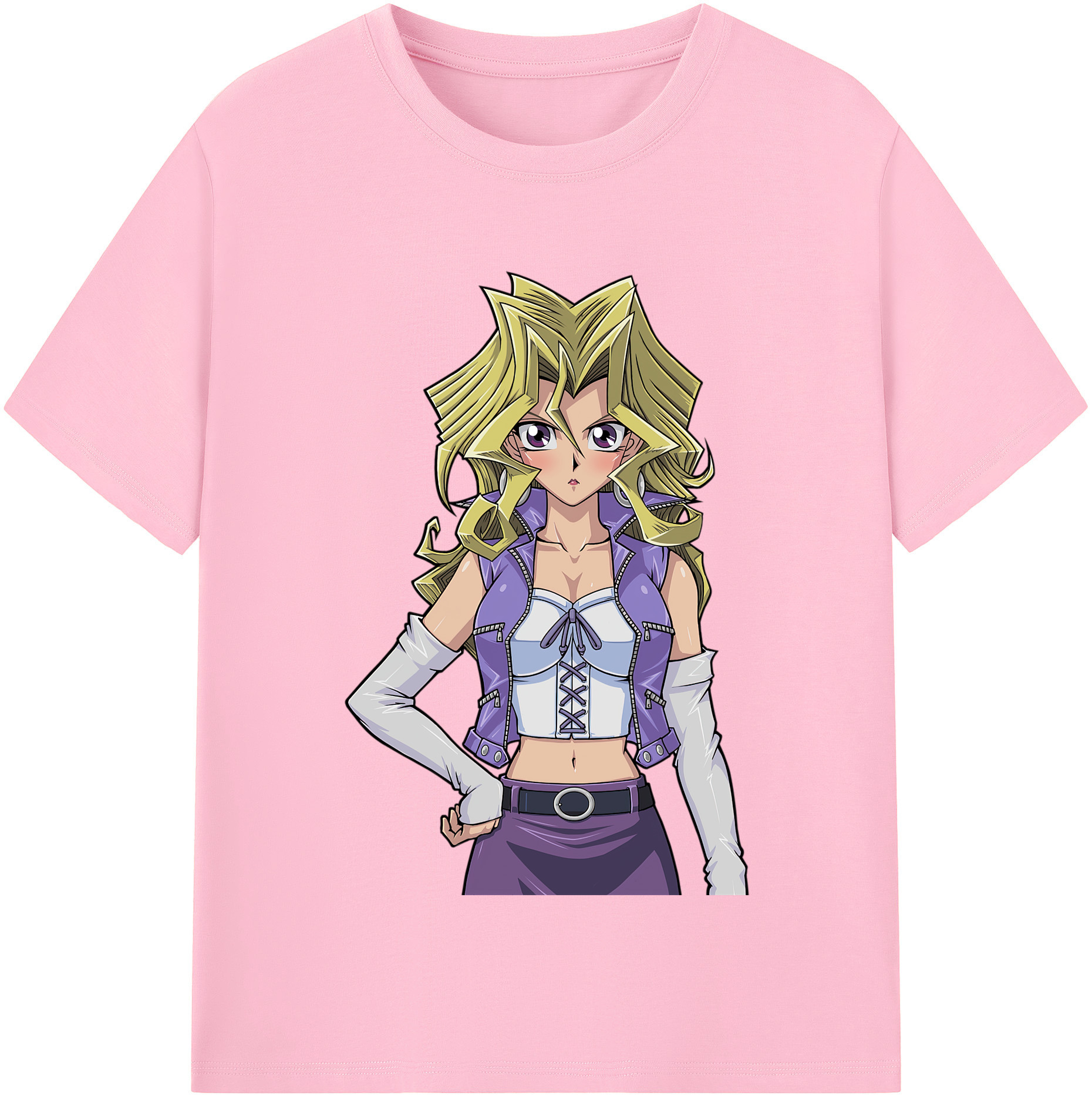 （画像用） 遊☆戯☆王 Yu-Gi-Oh! 綿100％半袖Tシャツ（フロントプリント）