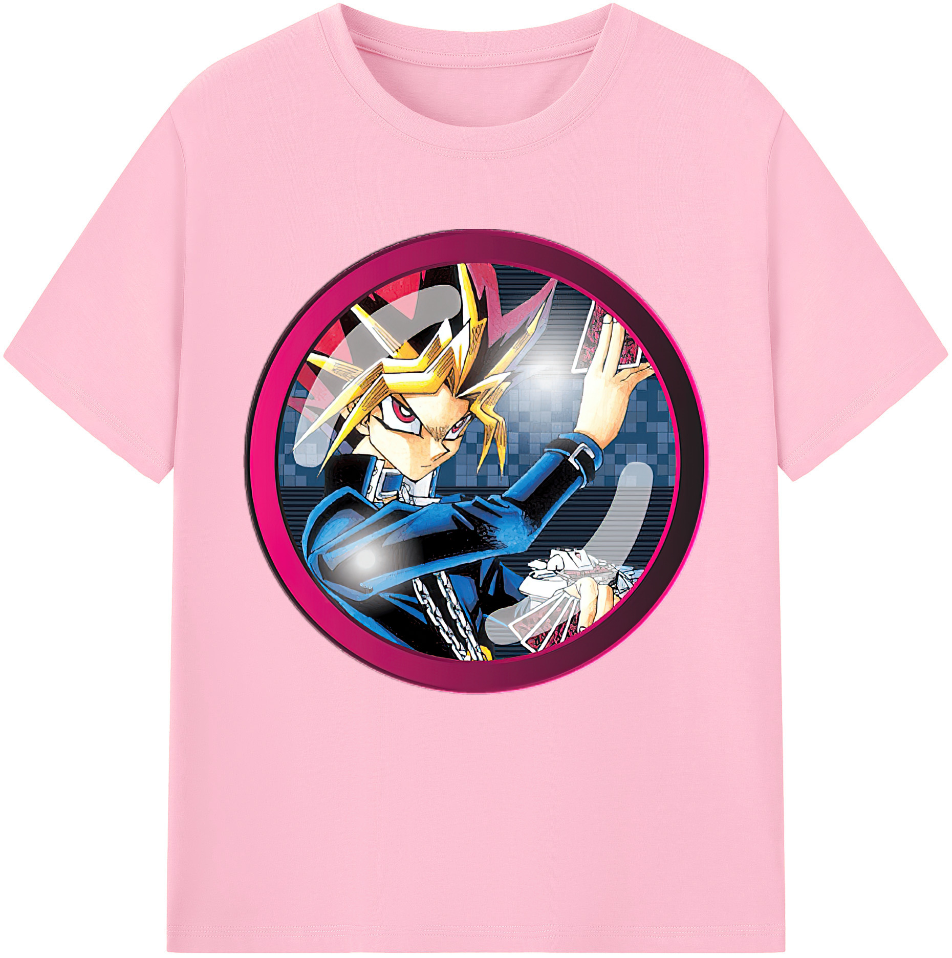 （画像用） 遊☆戯☆王 Yu-Gi-Oh! 綿100％半袖Tシャツ（フロントプリント）