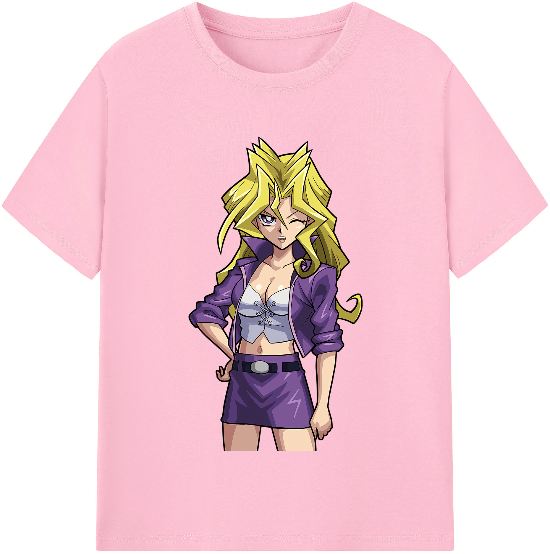 （画像用） 遊☆戯☆王 Yu-Gi-Oh! 綿100％半袖Tシャツ（フロントプリント）