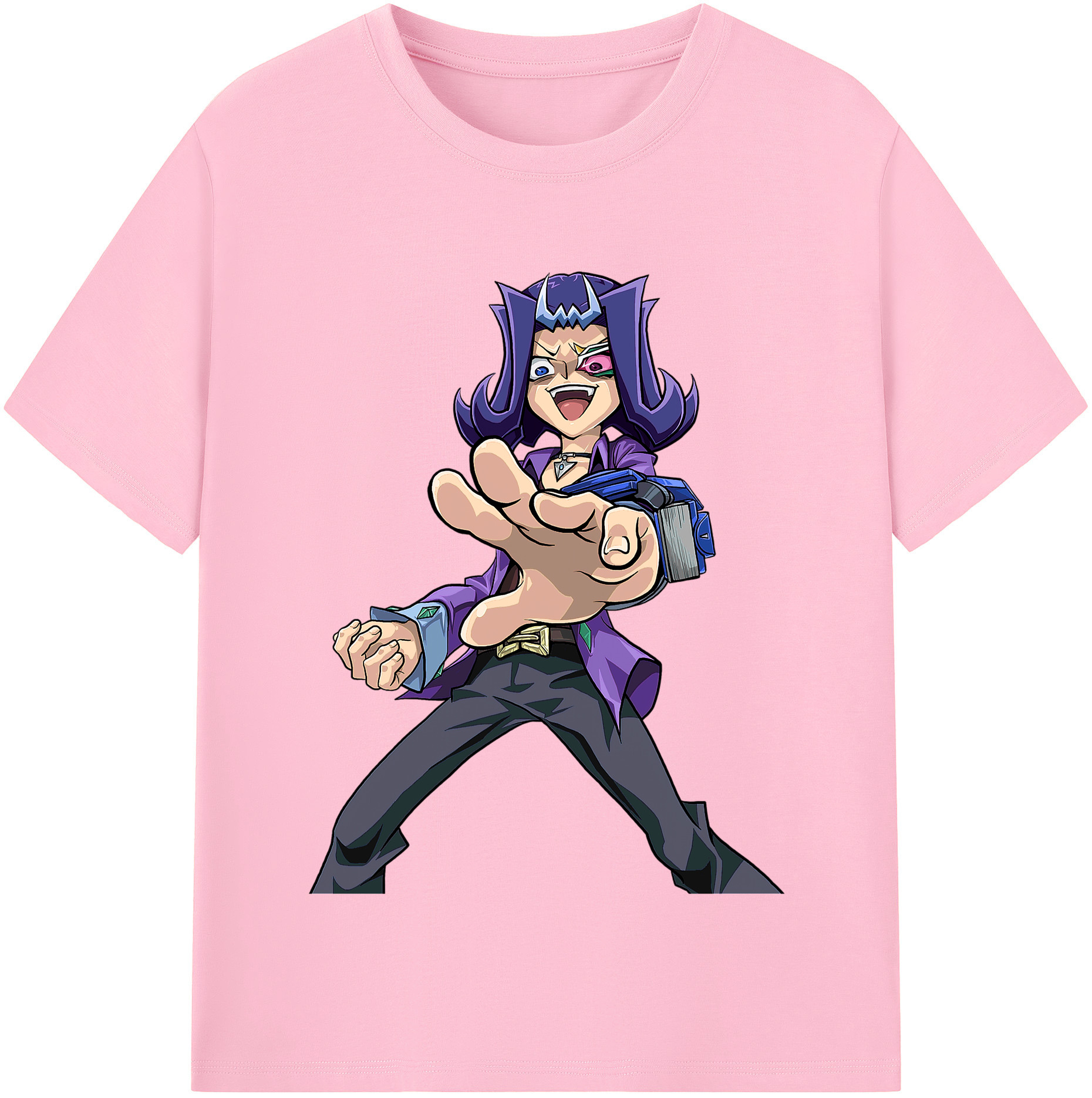 （画像用） 遊☆戯☆王 Yu-Gi-Oh! 綿100％半袖Tシャツ（フロントプリント）