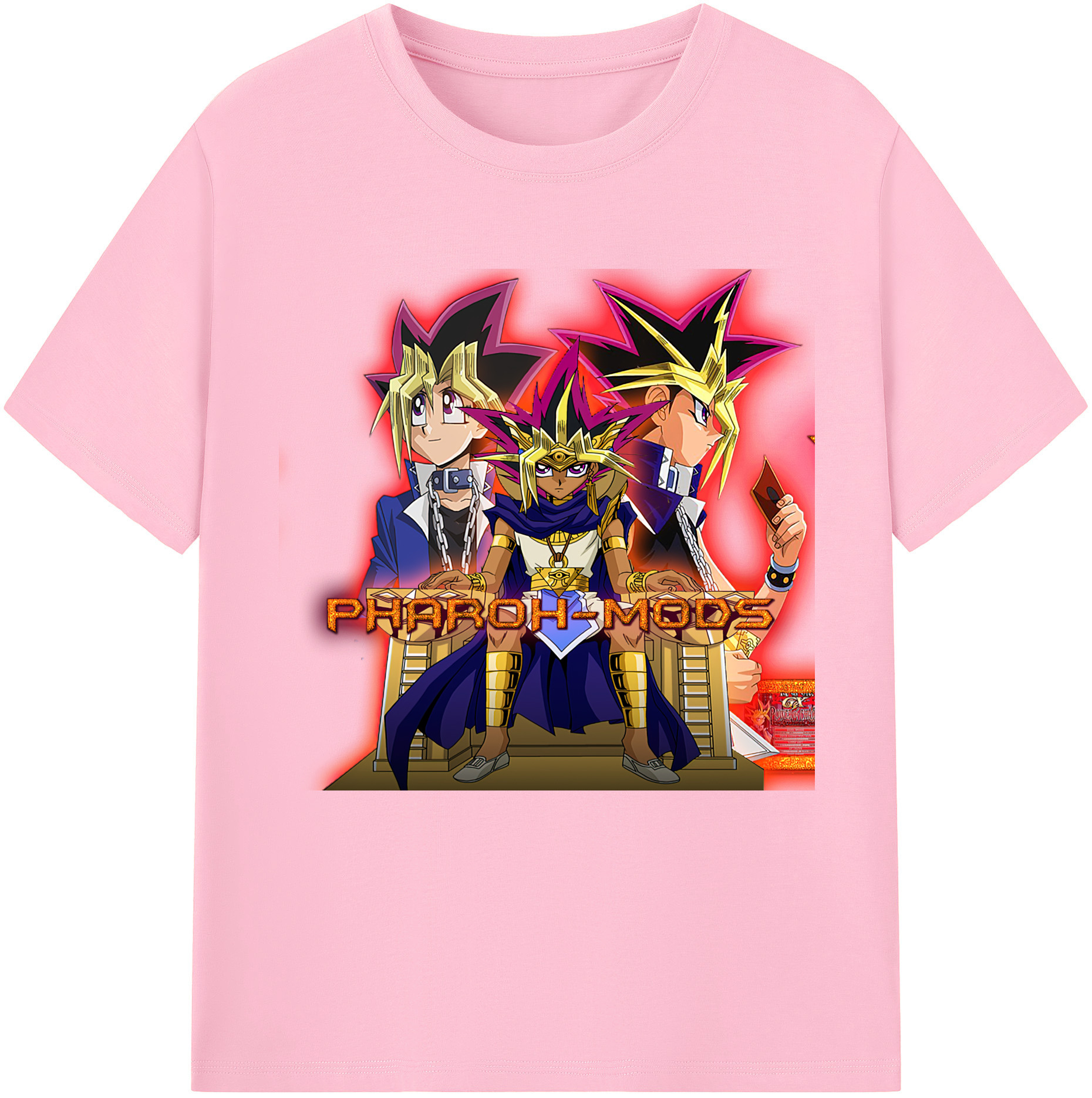 （画像用） 遊☆戯☆王 Yu-Gi-Oh! 綿100％半袖Tシャツ（フロントプリント）