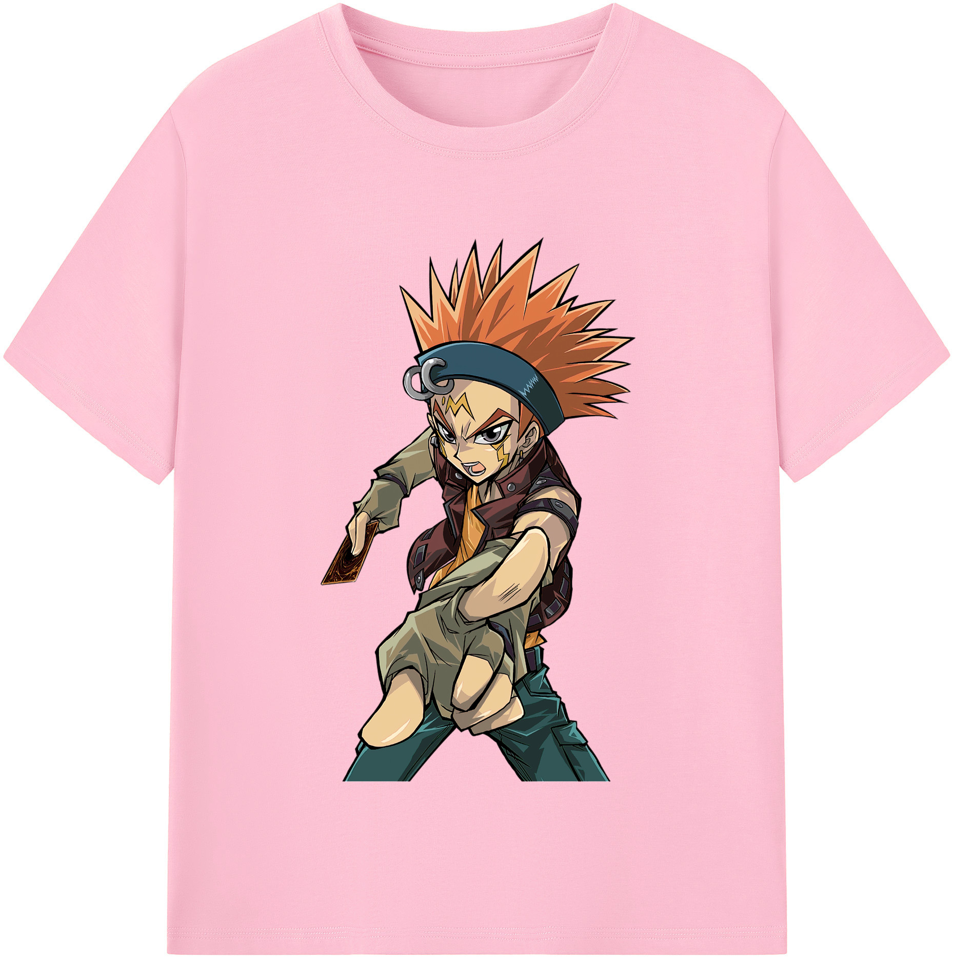 （画像用） 遊☆戯☆王 Yu-Gi-Oh! 綿100％半袖Tシャツ（フロントプリント）